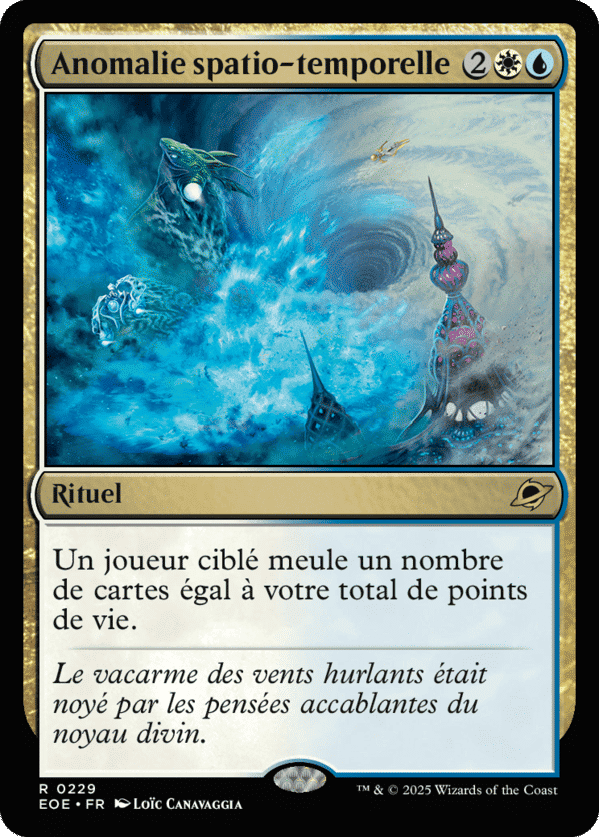 Anomalie spatio-temporelle — Edge of Eternities — Magic: The Gathering