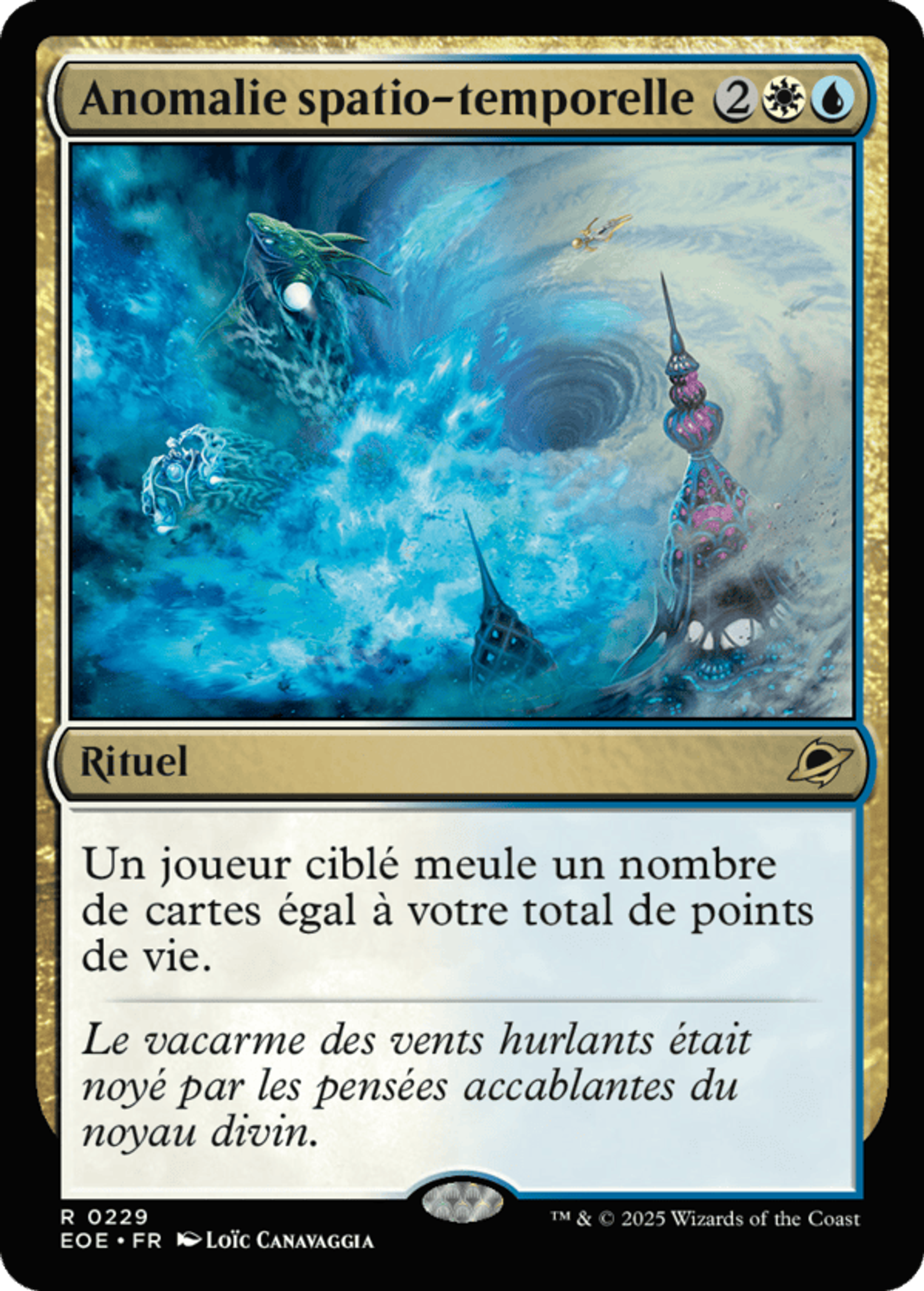 Anomalie spatio-temporelle — Edge of Eternities — Magic: The Gathering