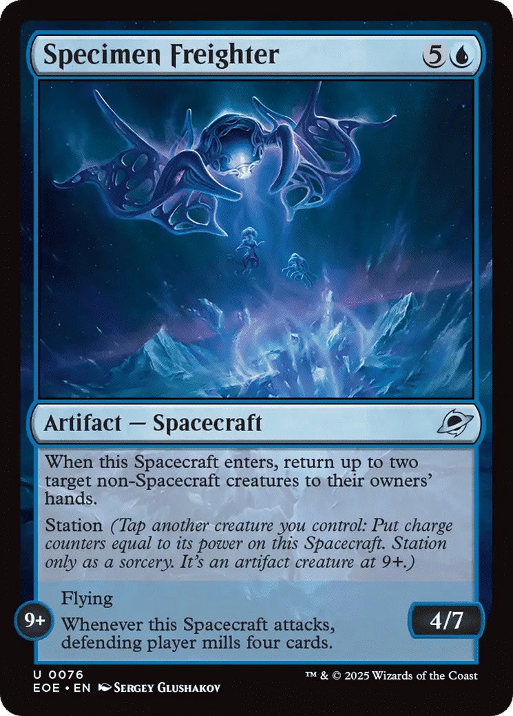 Specimen Freighter — Edge of Eternities — Magic: The Gathering