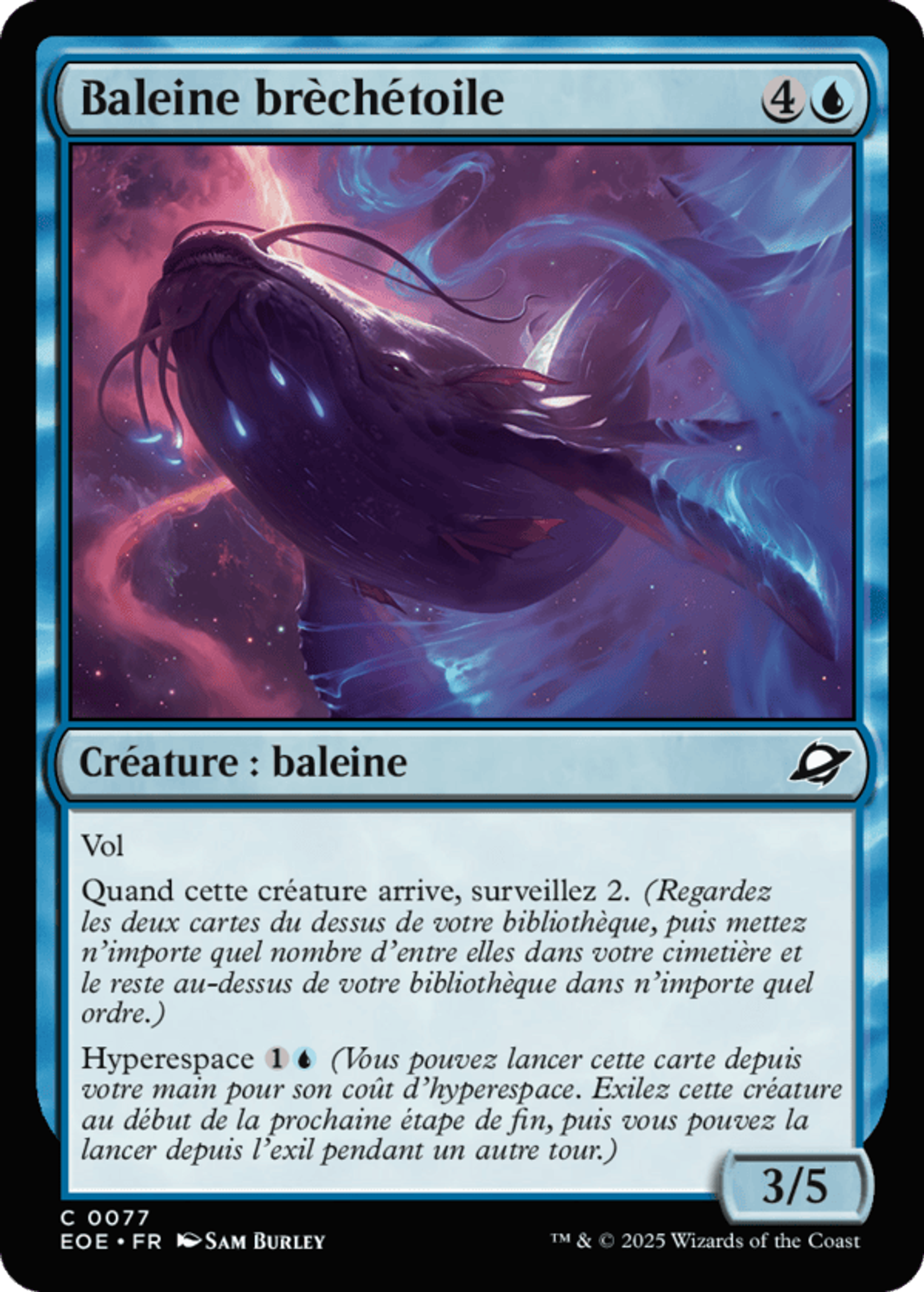 Baleine brèchétoile — Edge of Eternities — Magic: The Gathering