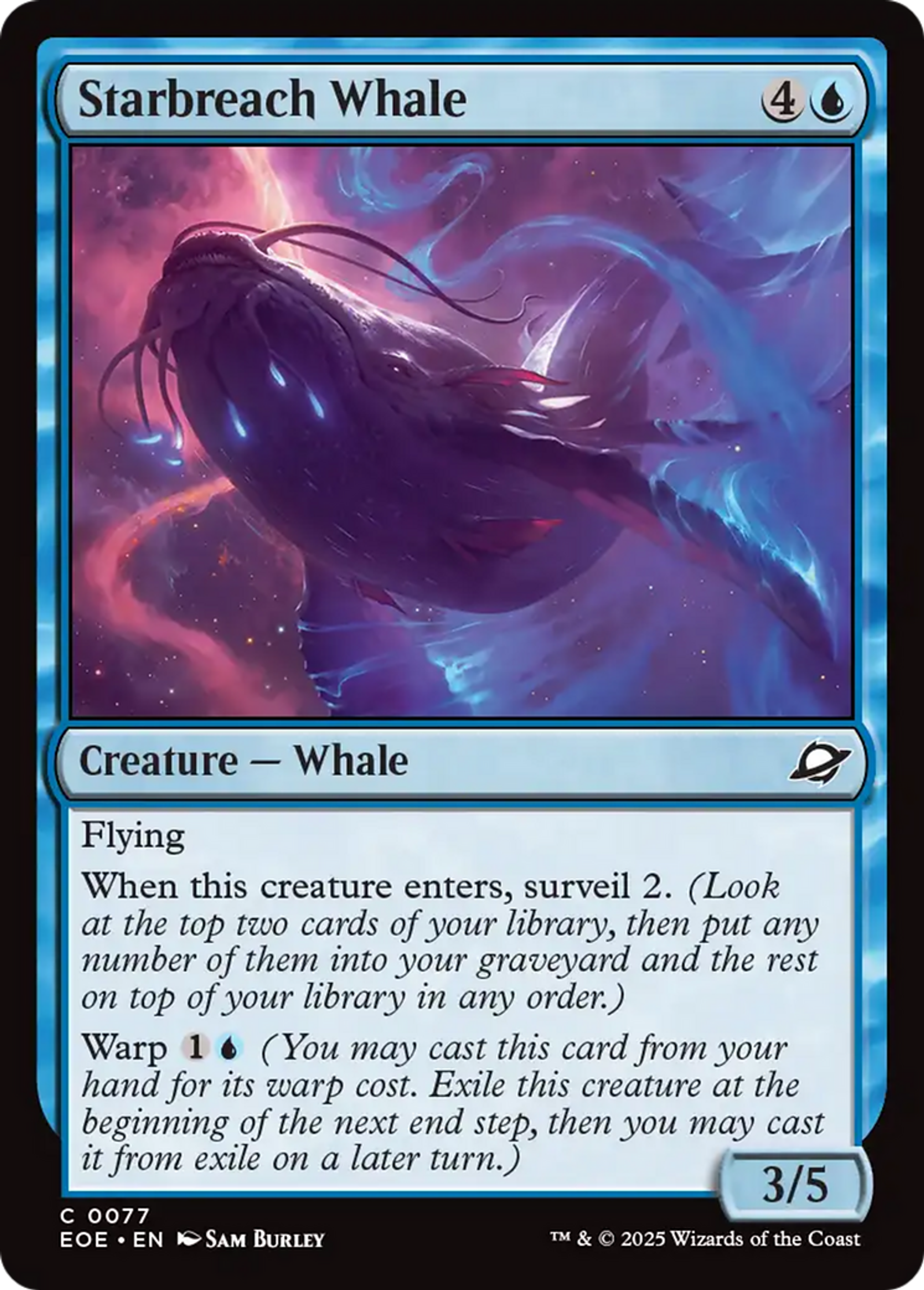 Starbreach Whale — Edge of Eternities — Magic: The Gathering