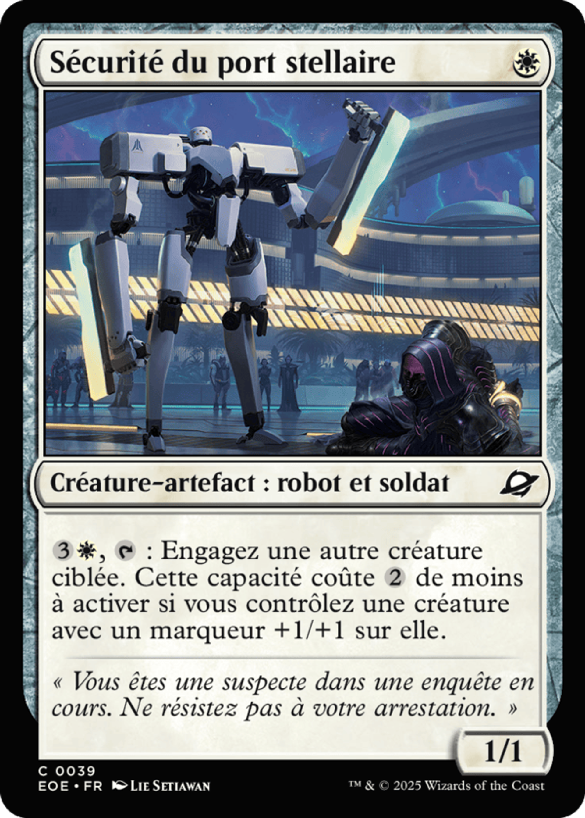 Sécurité du port stellaire — Edge of Eternities — Magic: The Gathering