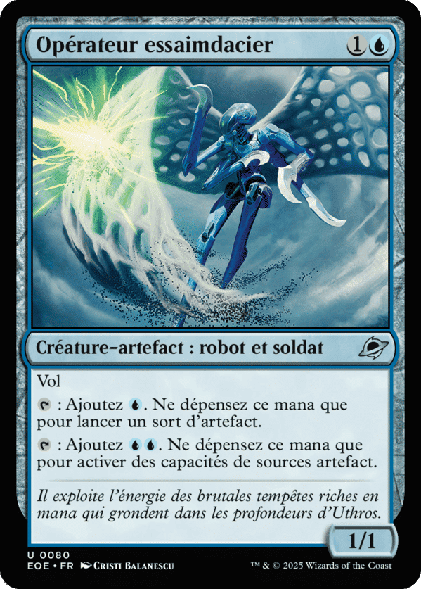Opérateur essaimdacier — Edge of Eternities — Magic: The Gathering