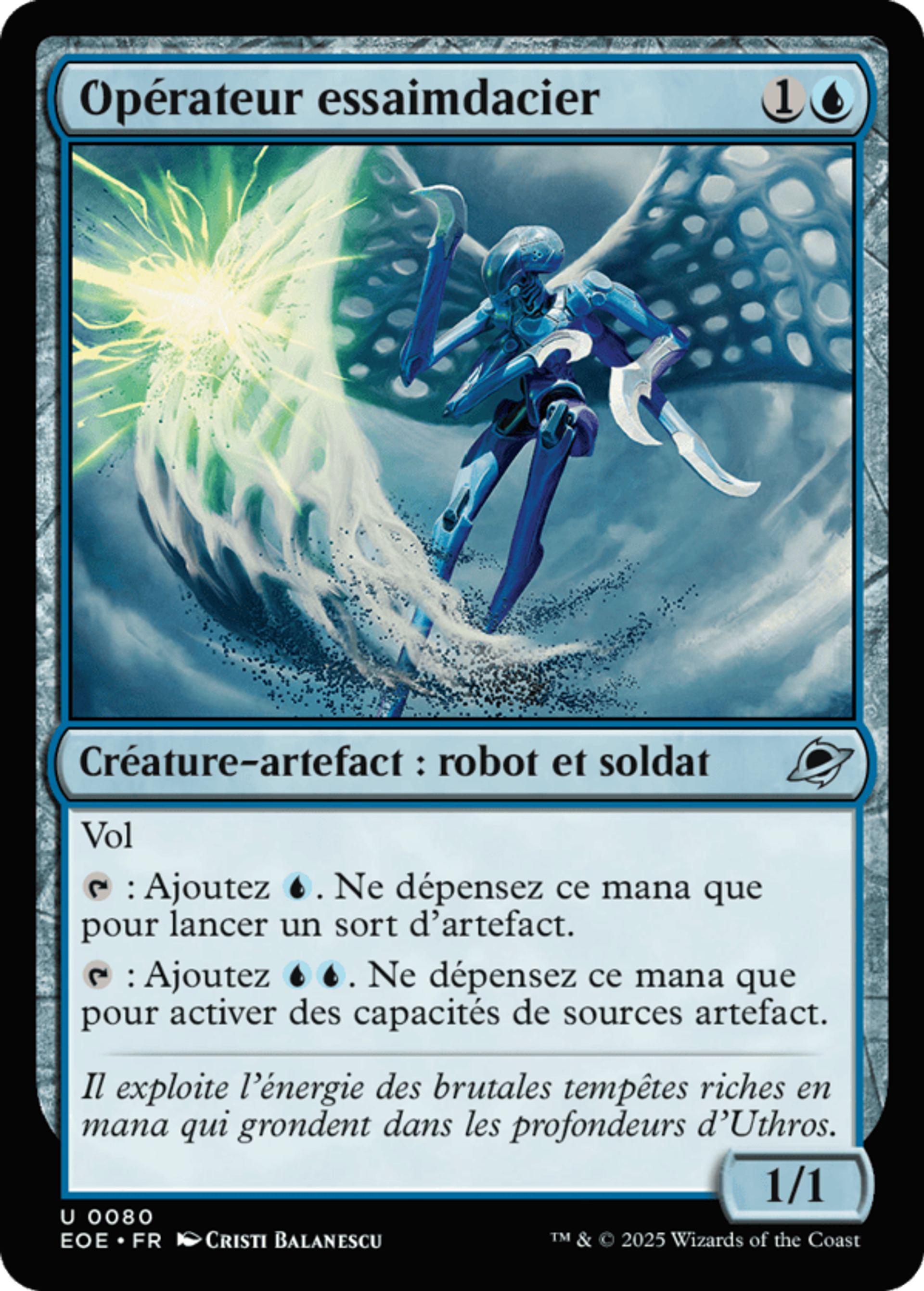 Opérateur essaimdacier — Edge of Eternities — Magic: The Gathering