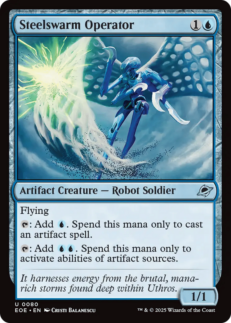 Steelswarm Operator — Edge of Eternities — Magic: The Gathering