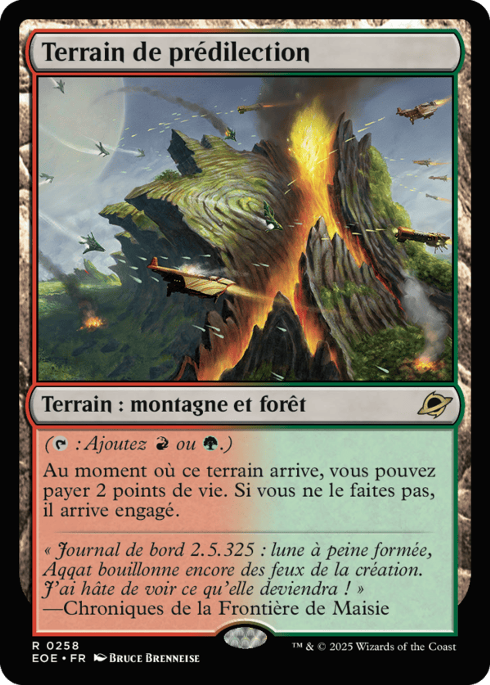Terrain de prédilection — Edge of Eternities — Magic: The Gathering