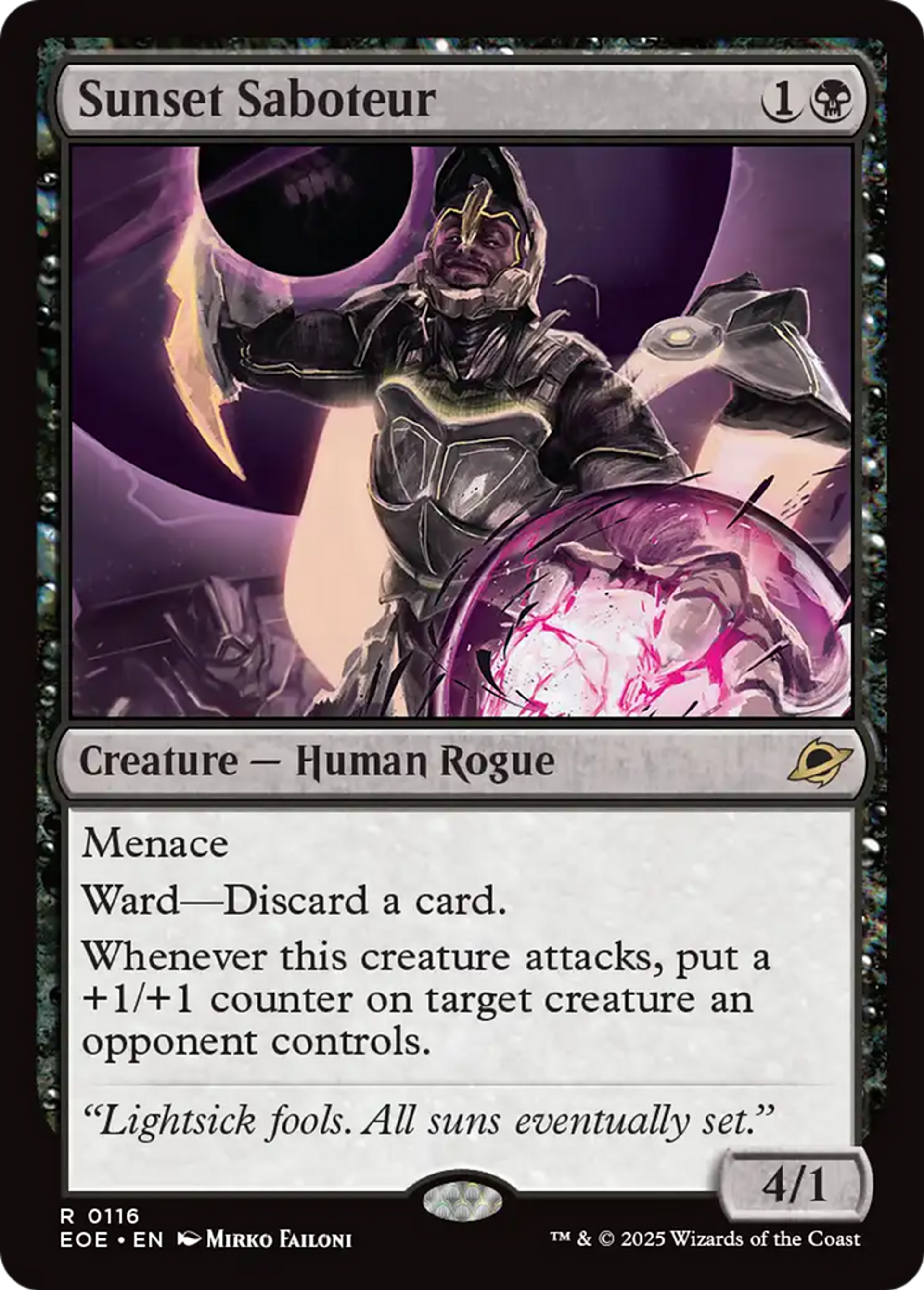Sunset Saboteur — Edge of Eternities — Magic: The Gathering