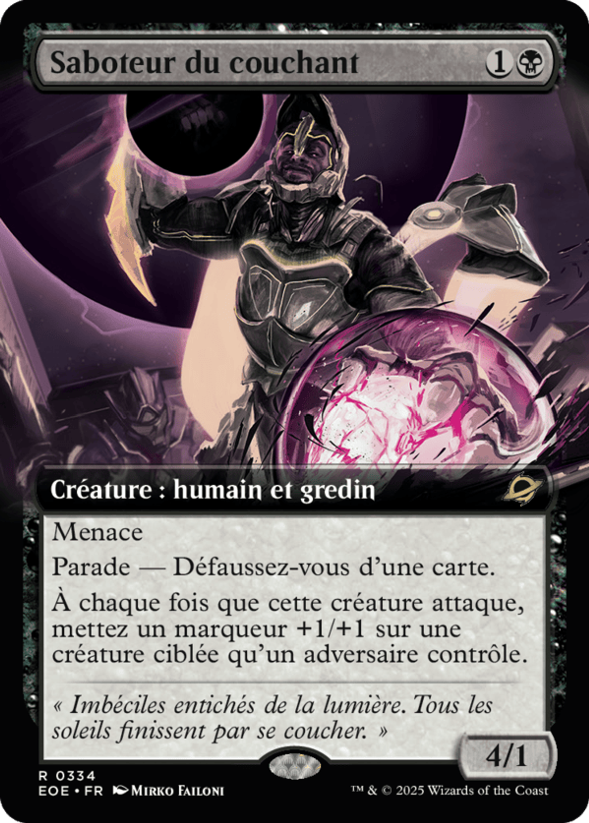 Saboteur du couchant — Edge of Eternities — Magic: The Gathering