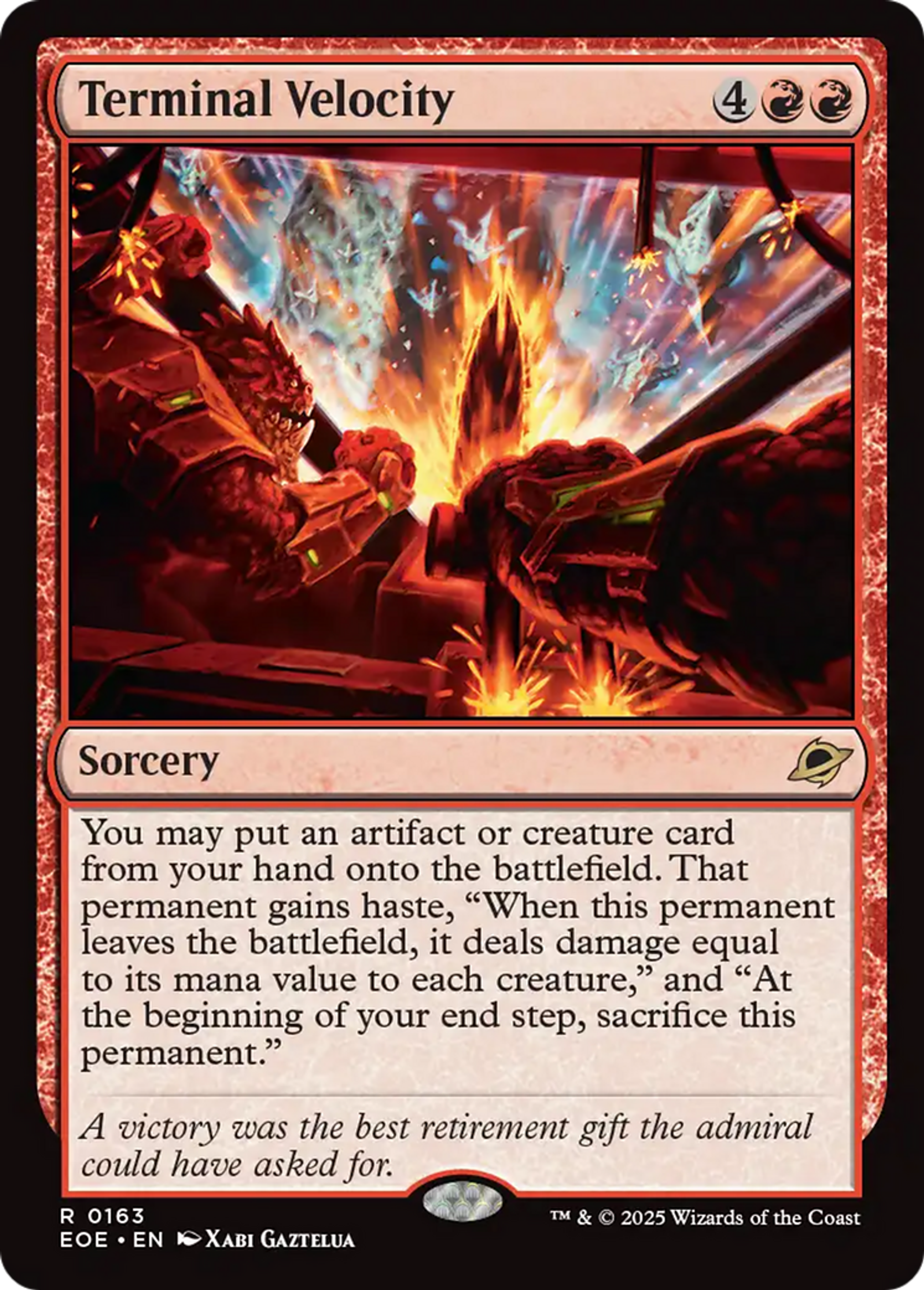 Vitesse terminale — Edge of Eternities — Magic: The Gathering