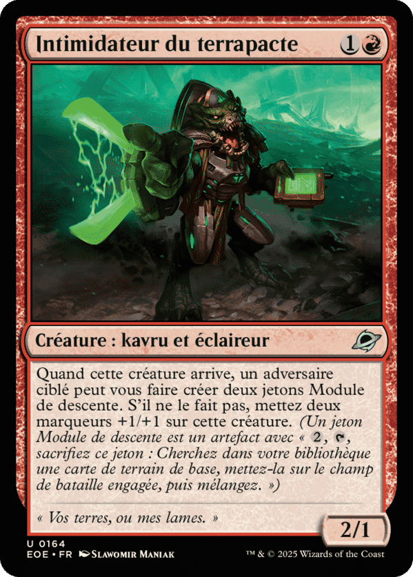 Intimidateur du terrapacte — Edge of Eternities — Magic: The Gathering
