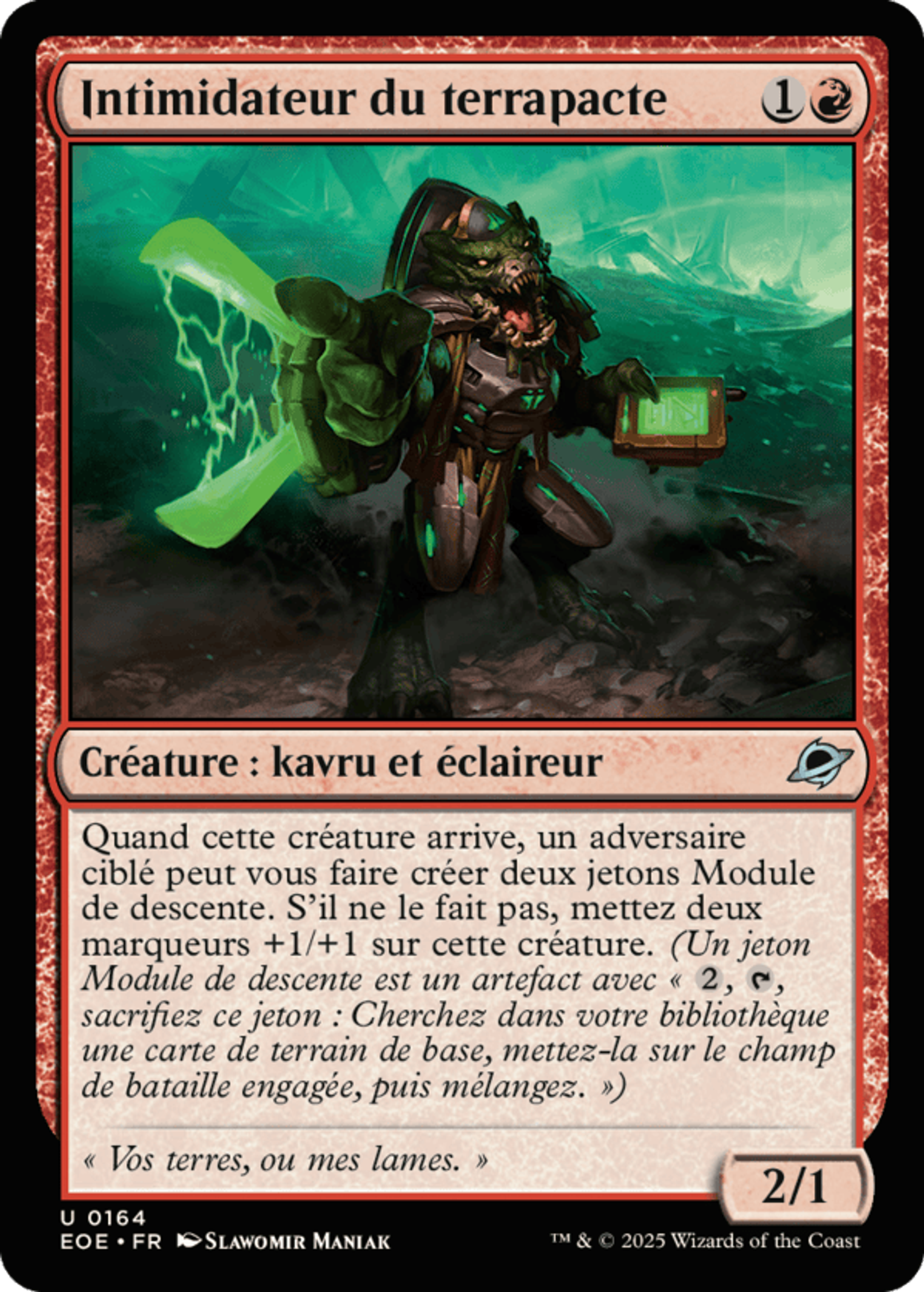 Intimidateur du terrapacte — Edge of Eternities — Magic: The Gathering