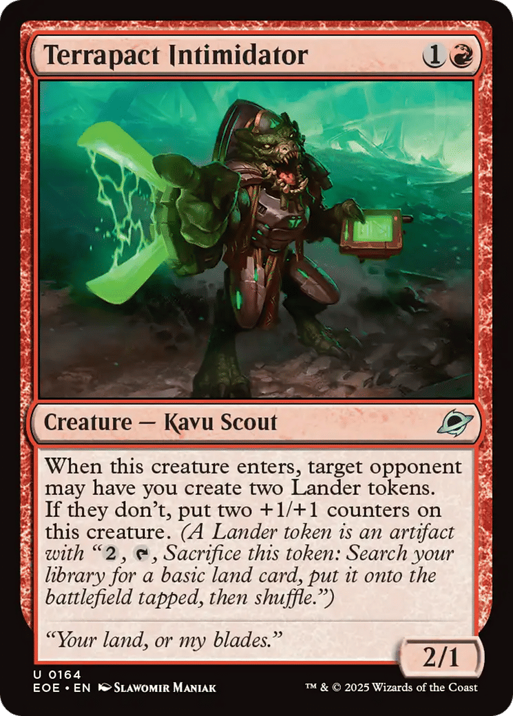 Terrapact Intimidator — Edge of Eternities — Magic: The Gathering