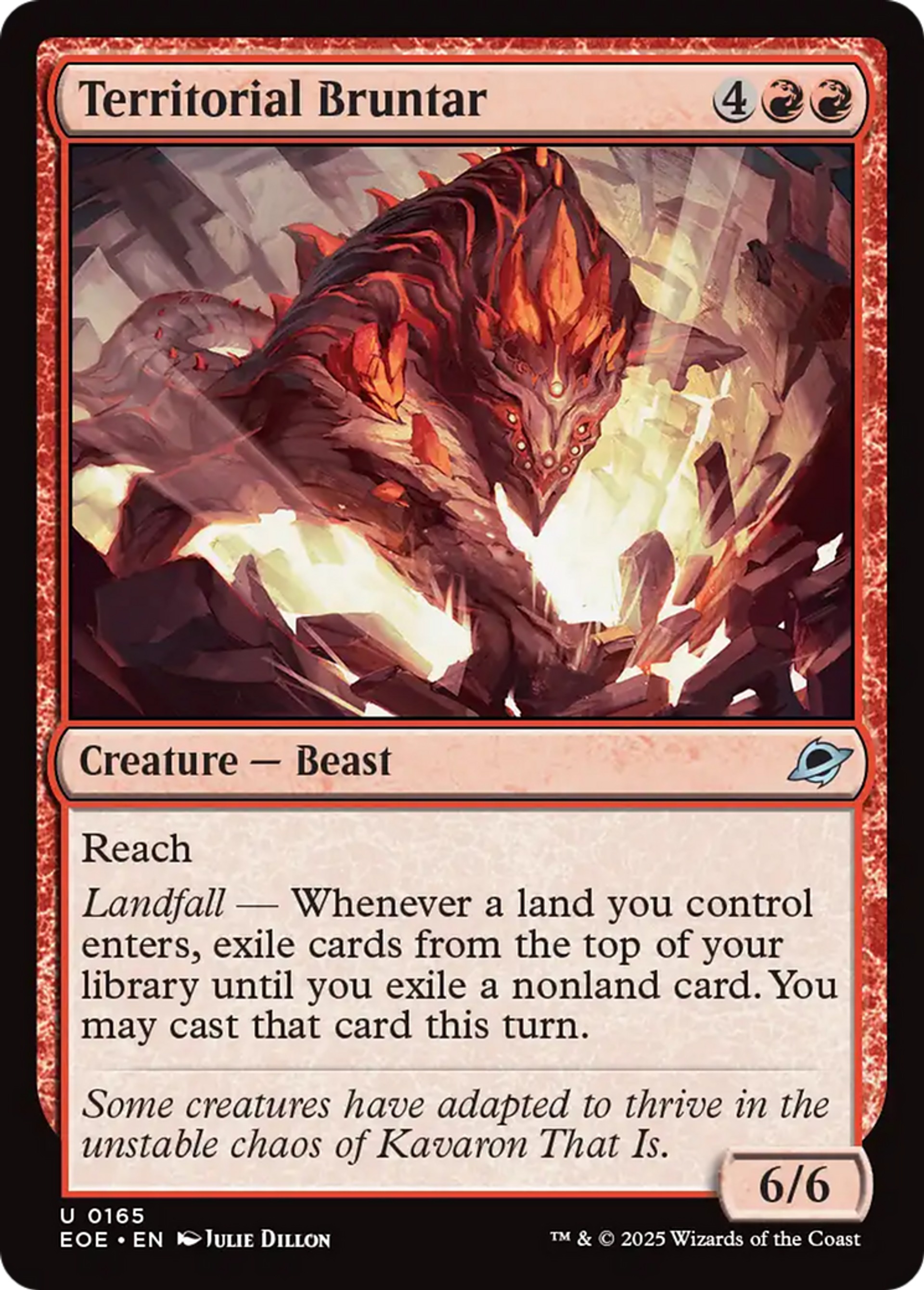 Bruntar territorial — Edge of Eternities — Magic: The Gathering