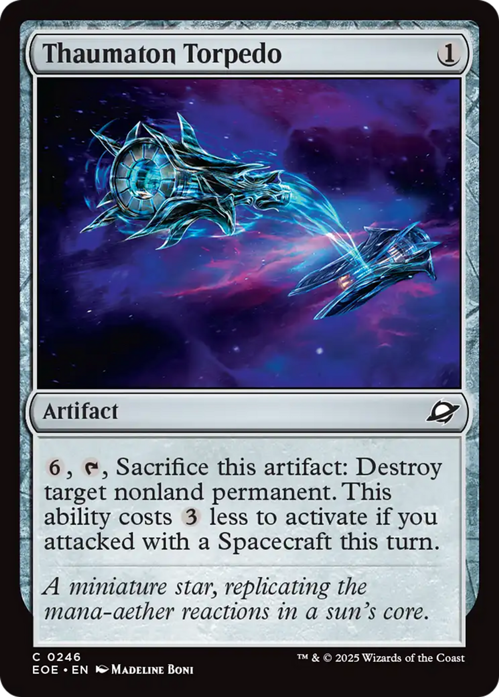 Thaumaton Torpedo — Edge of Eternities — Magic: The Gathering