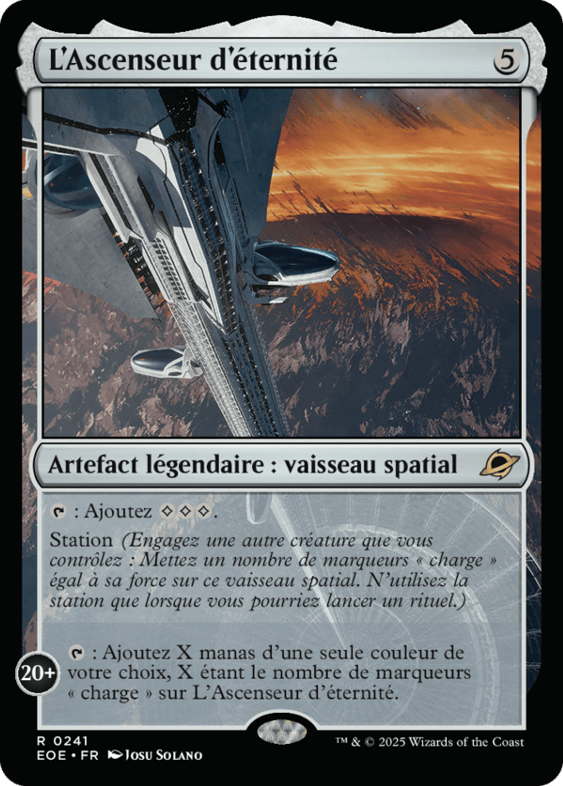 L'Ascenseur d'éternité — Edge of Eternities — Magic: The Gathering