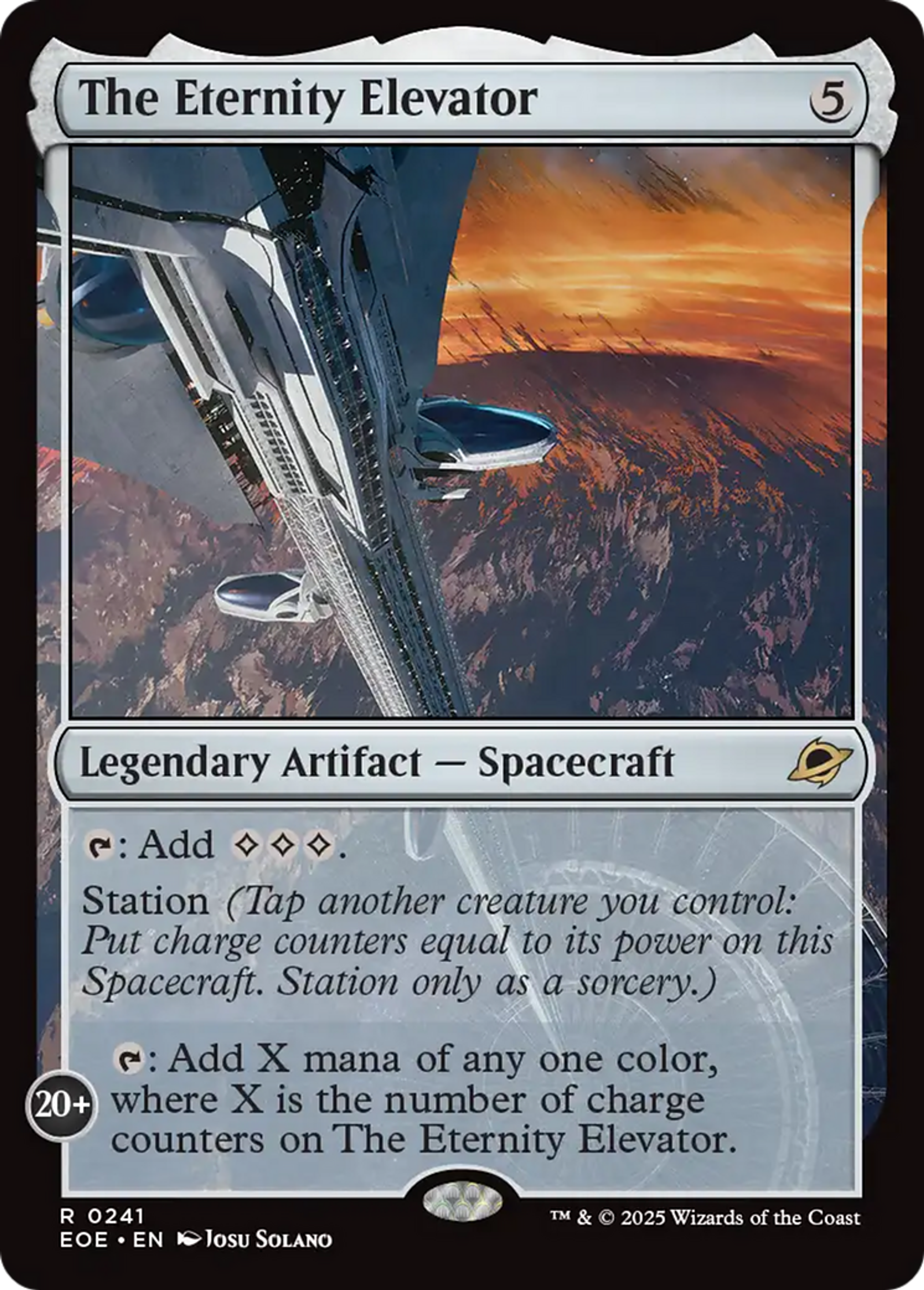 L'Ascenseur d'éternité — Edge of Eternities — Magic: The Gathering