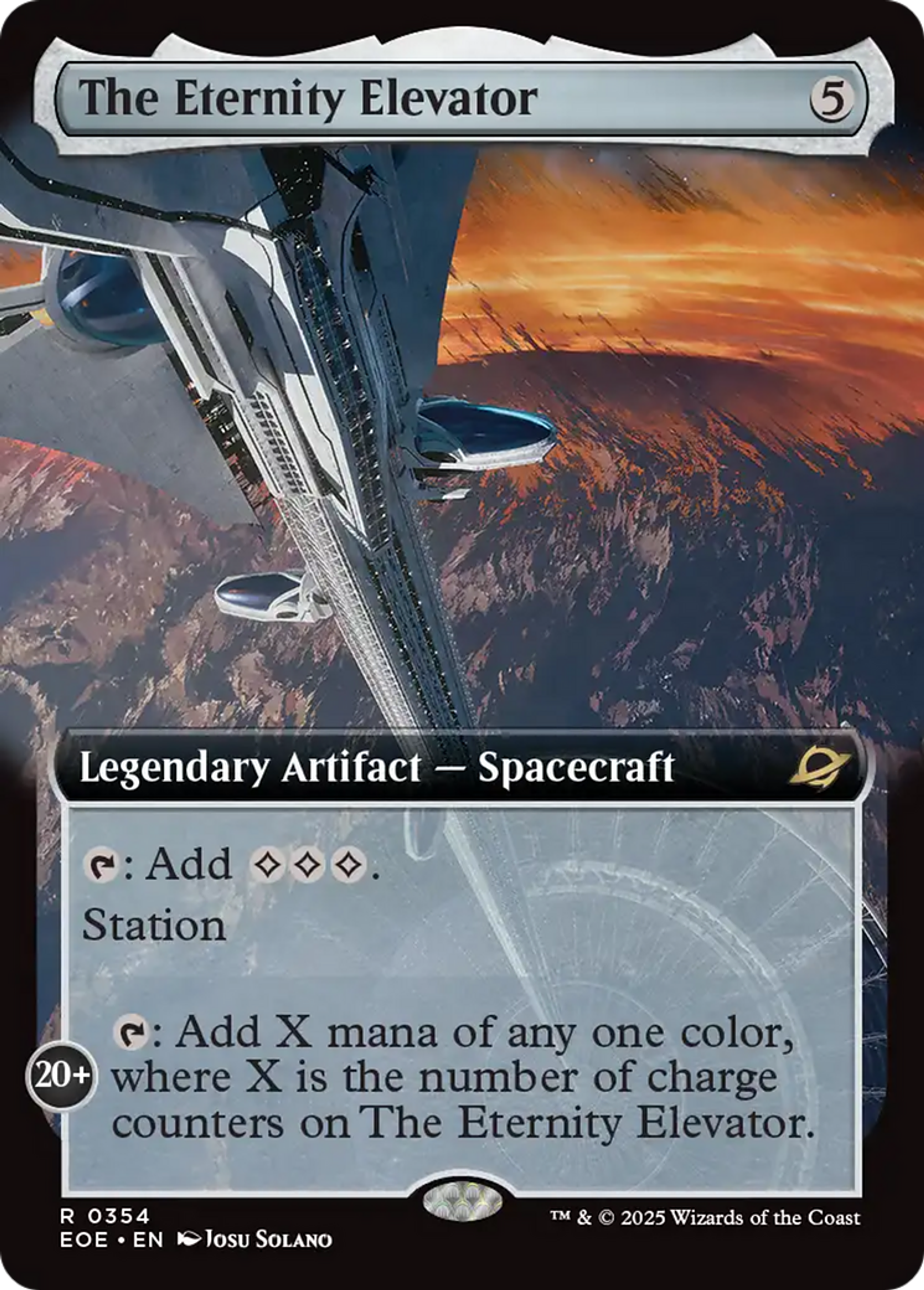 L'Ascenseur d'éternité — Edge of Eternities — Magic: The Gathering