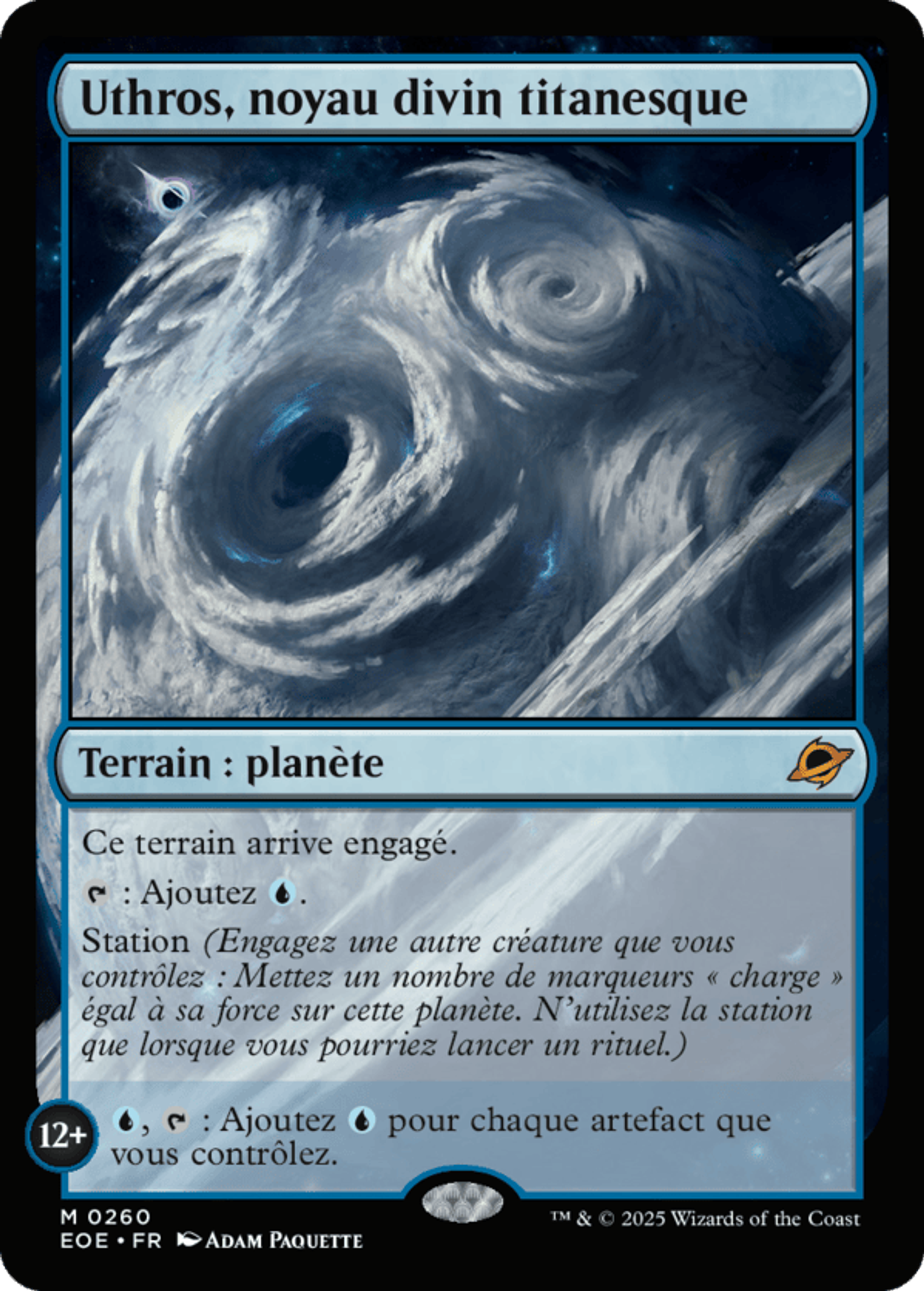 Uthros, noyau divin titanesque — Edge of Eternities — Magic: The Gathering