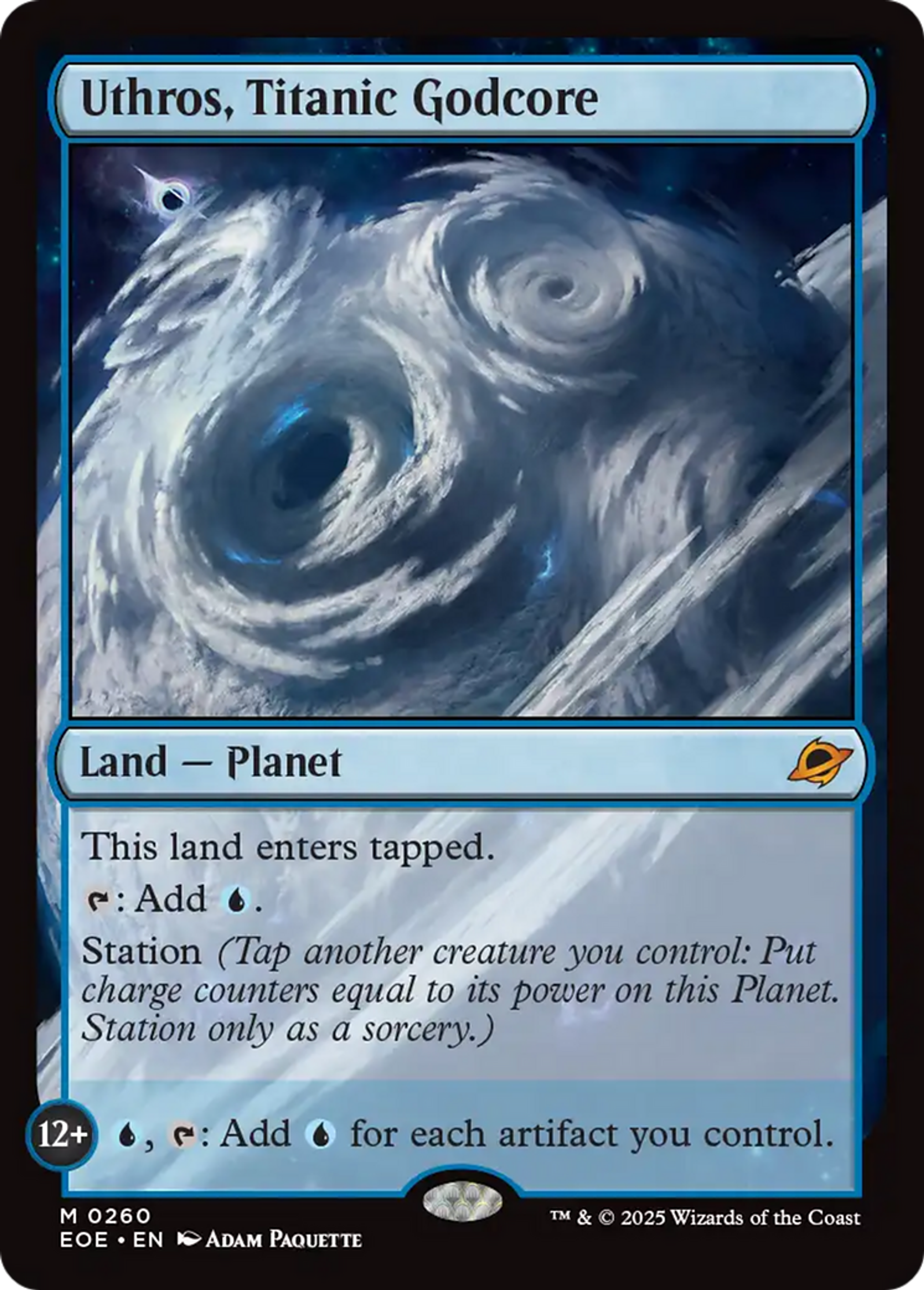 Uthros, noyau divin titanesque — Edge of Eternities — Magic: The Gathering