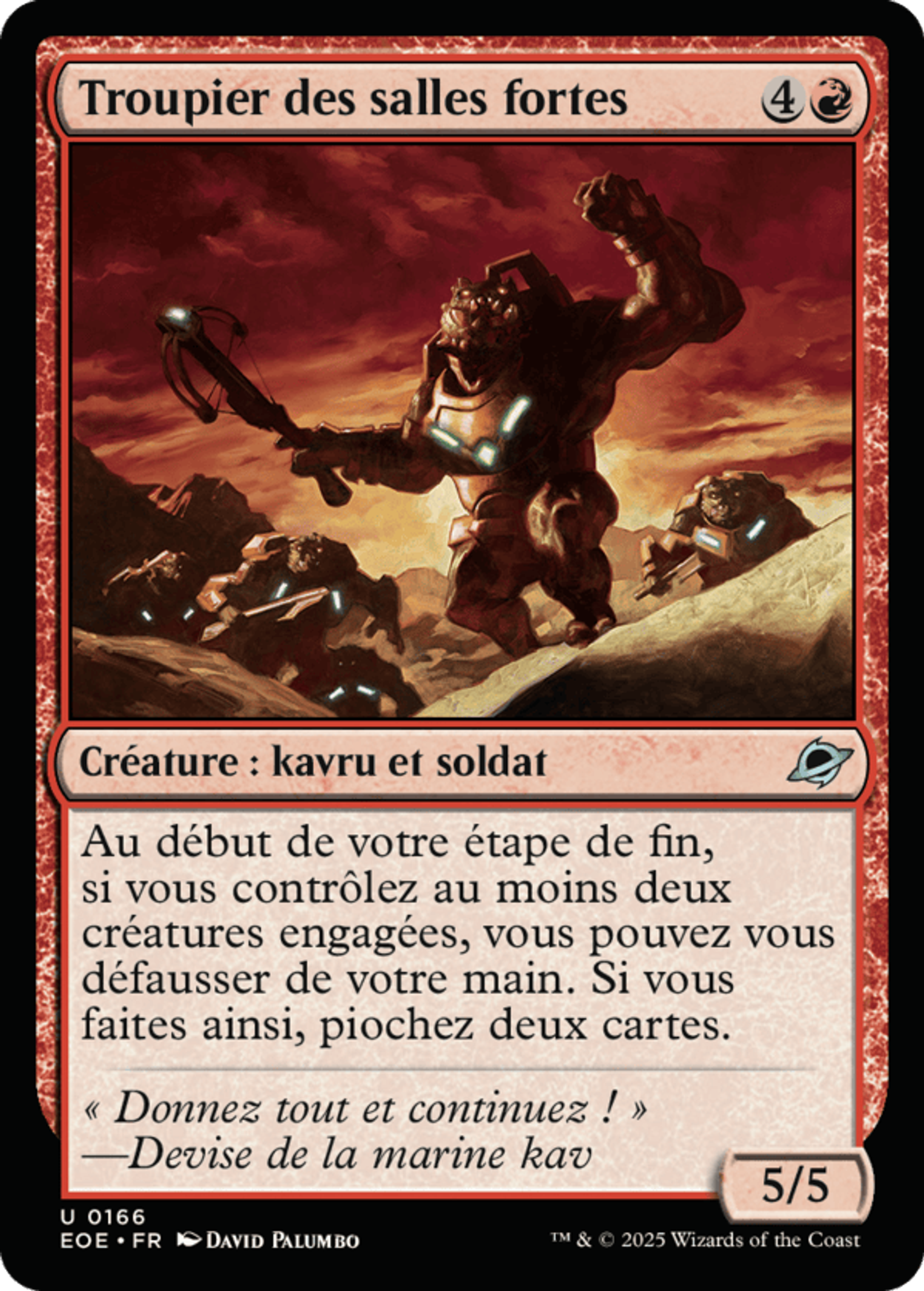 Troupier des salles fortes — Edge of Eternities — Magic: The Gathering