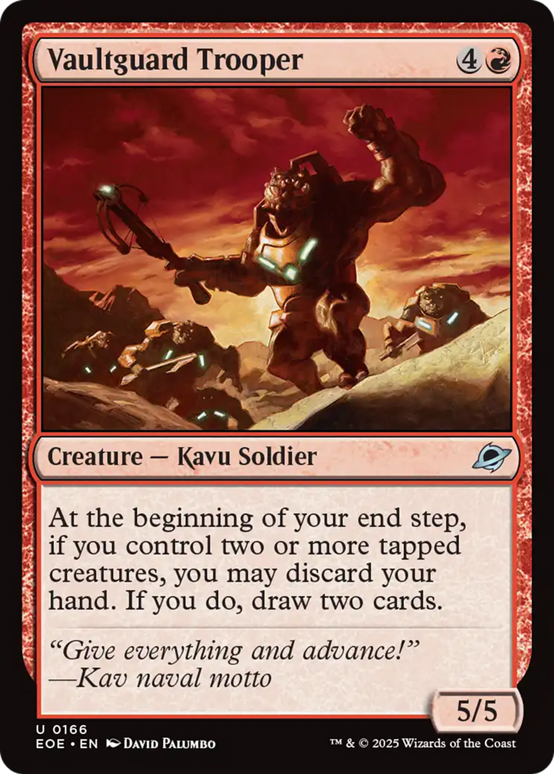Vaultguard Trooper — Edge of Eternities — Magic: The Gathering