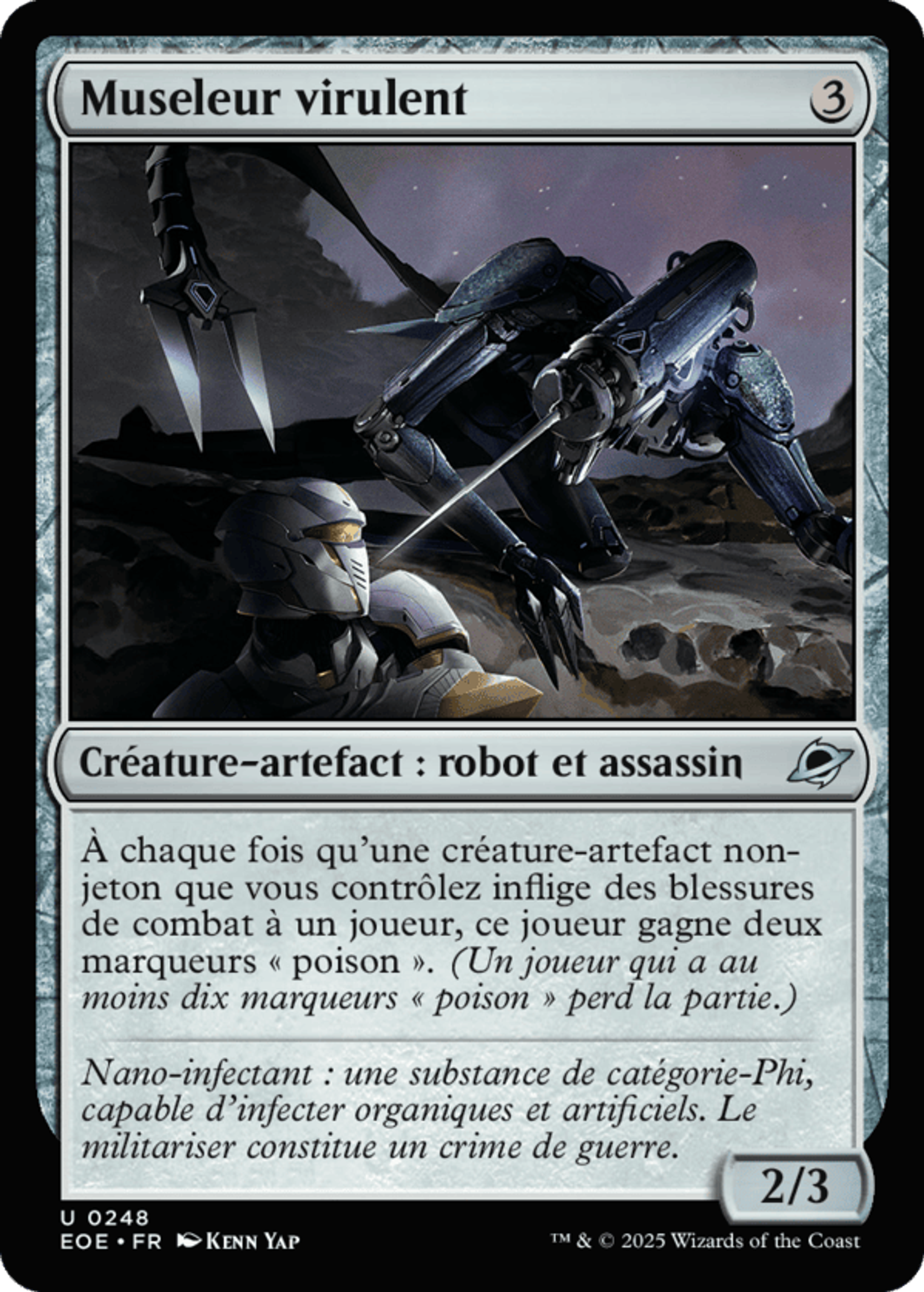 Museleur virulent — Edge of Eternities — Magic: The Gathering