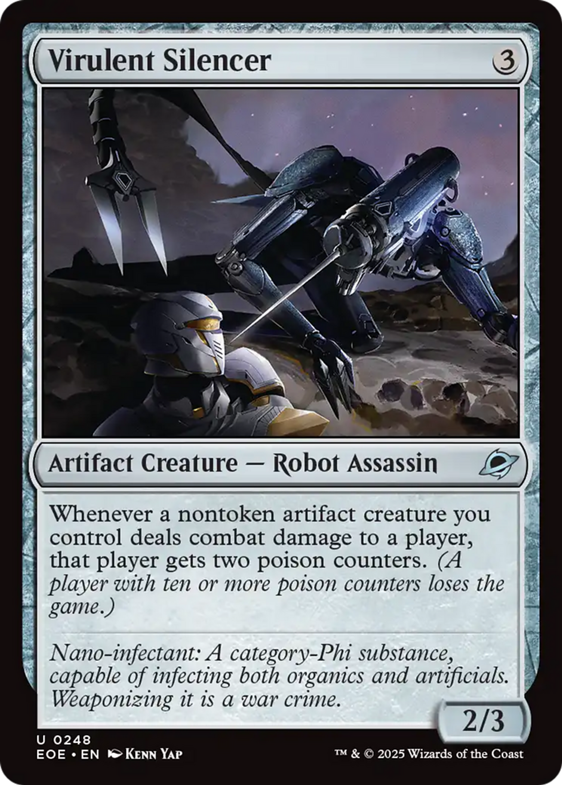 Museleur virulent — Edge of Eternities — Magic: The Gathering