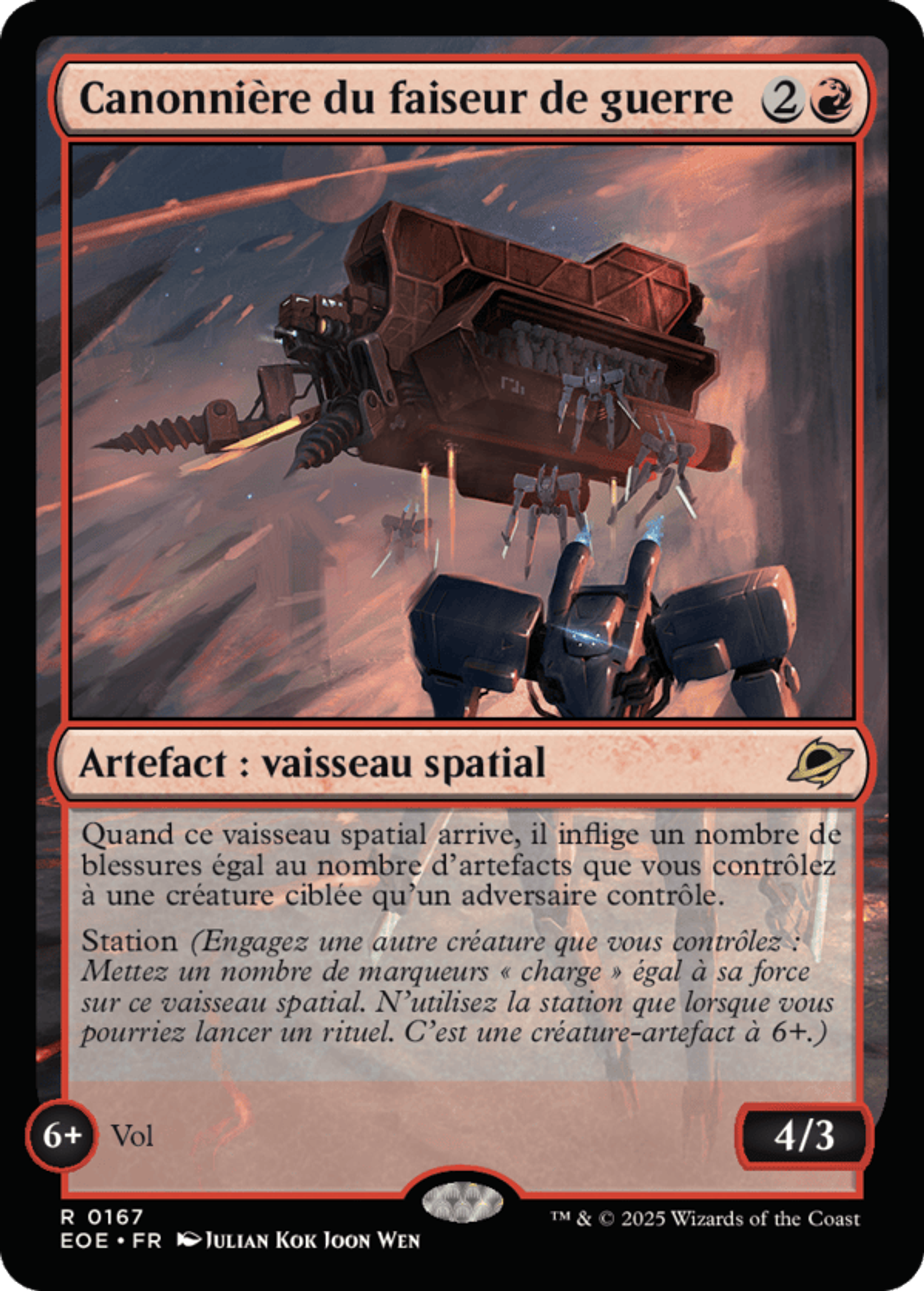 Canonnière du faiseur de guerre — Edge of Eternities — Magic: The Gathering