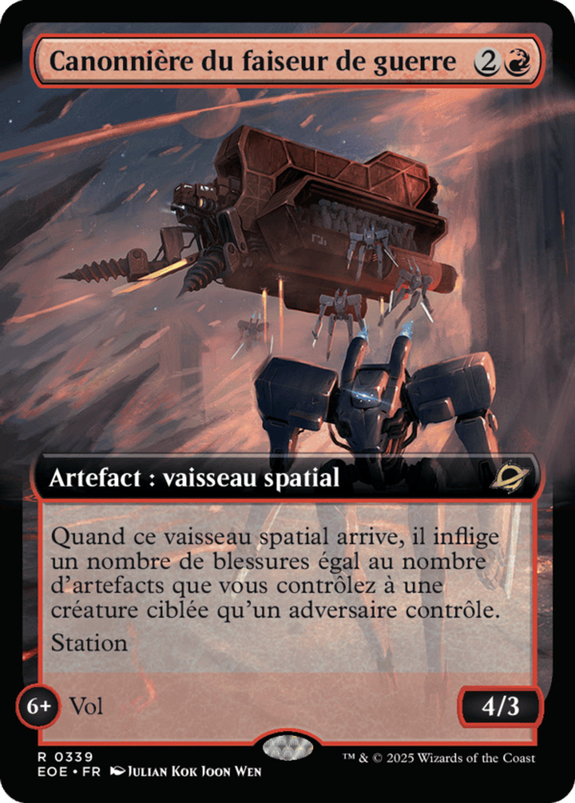 Canonnière du faiseur de guerre — Edge of Eternities — Magic: The Gathering
