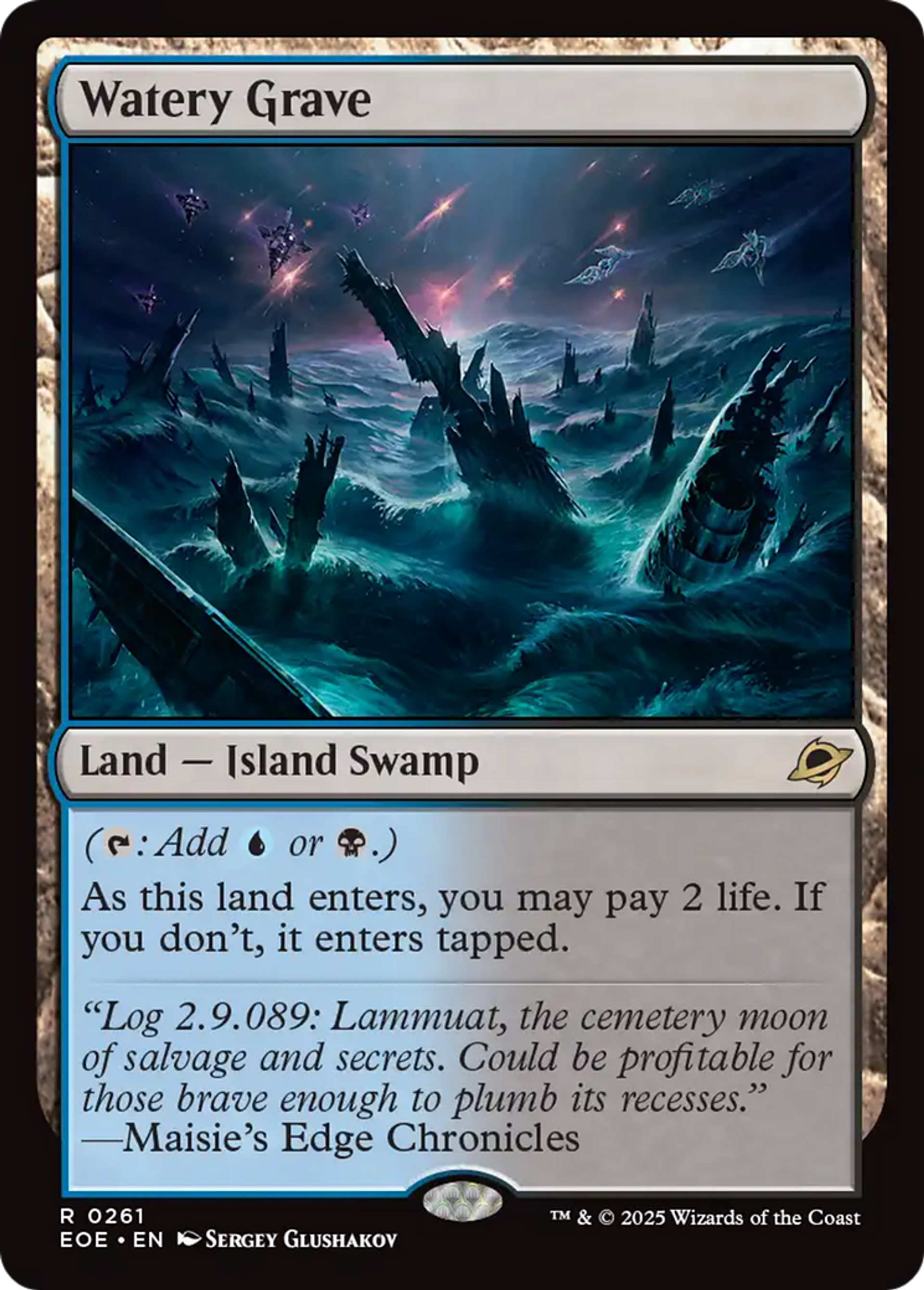 Tombe aquatique — Edge of Eternities — Magic: The Gathering