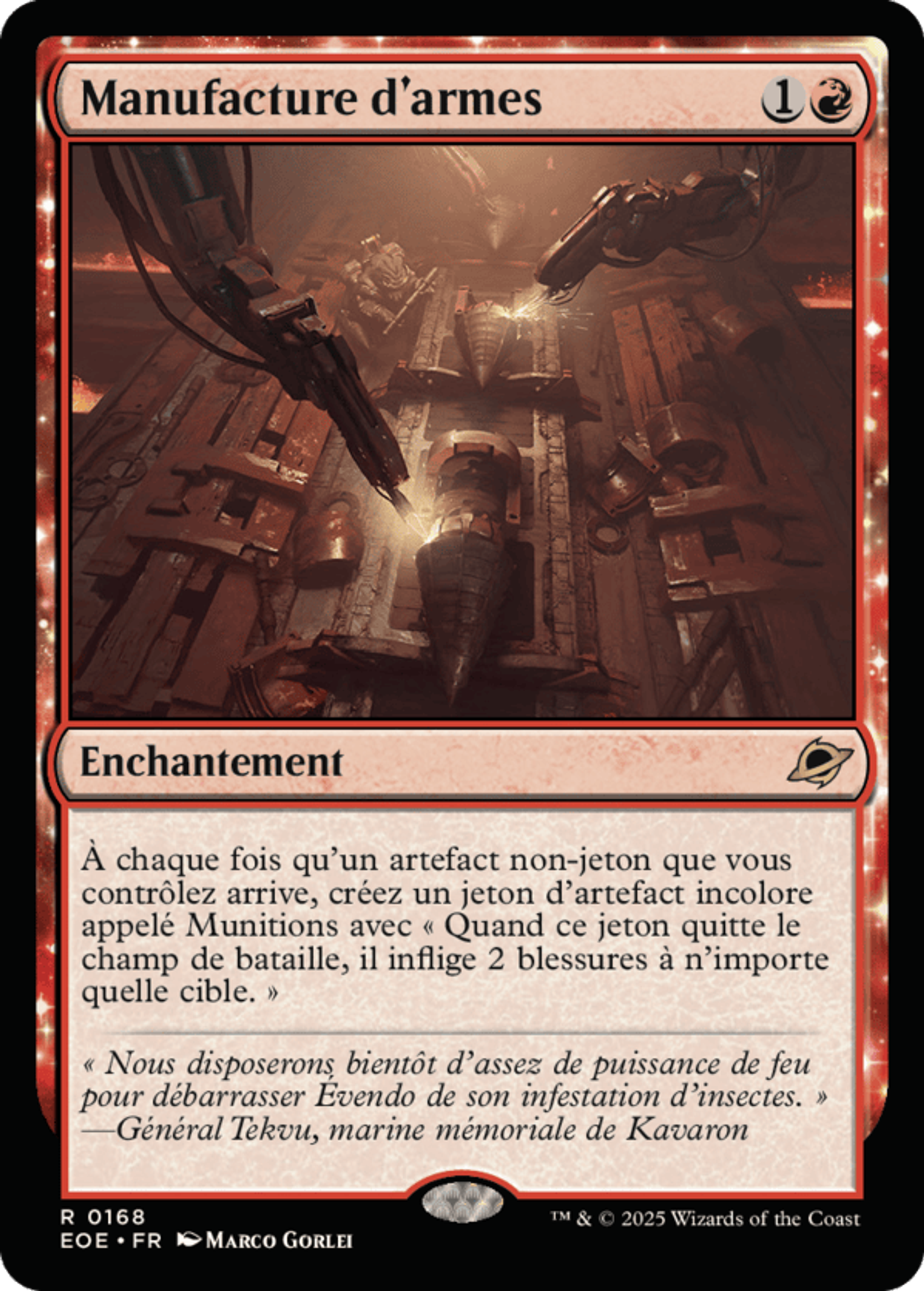 Manufacture d'armes — Edge of Eternities — Magic: The Gathering
