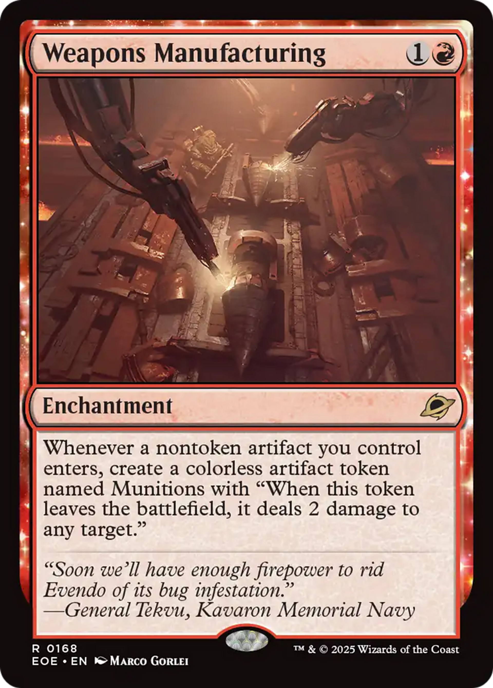Manufacture d'armes — Edge of Eternities — Magic: The Gathering