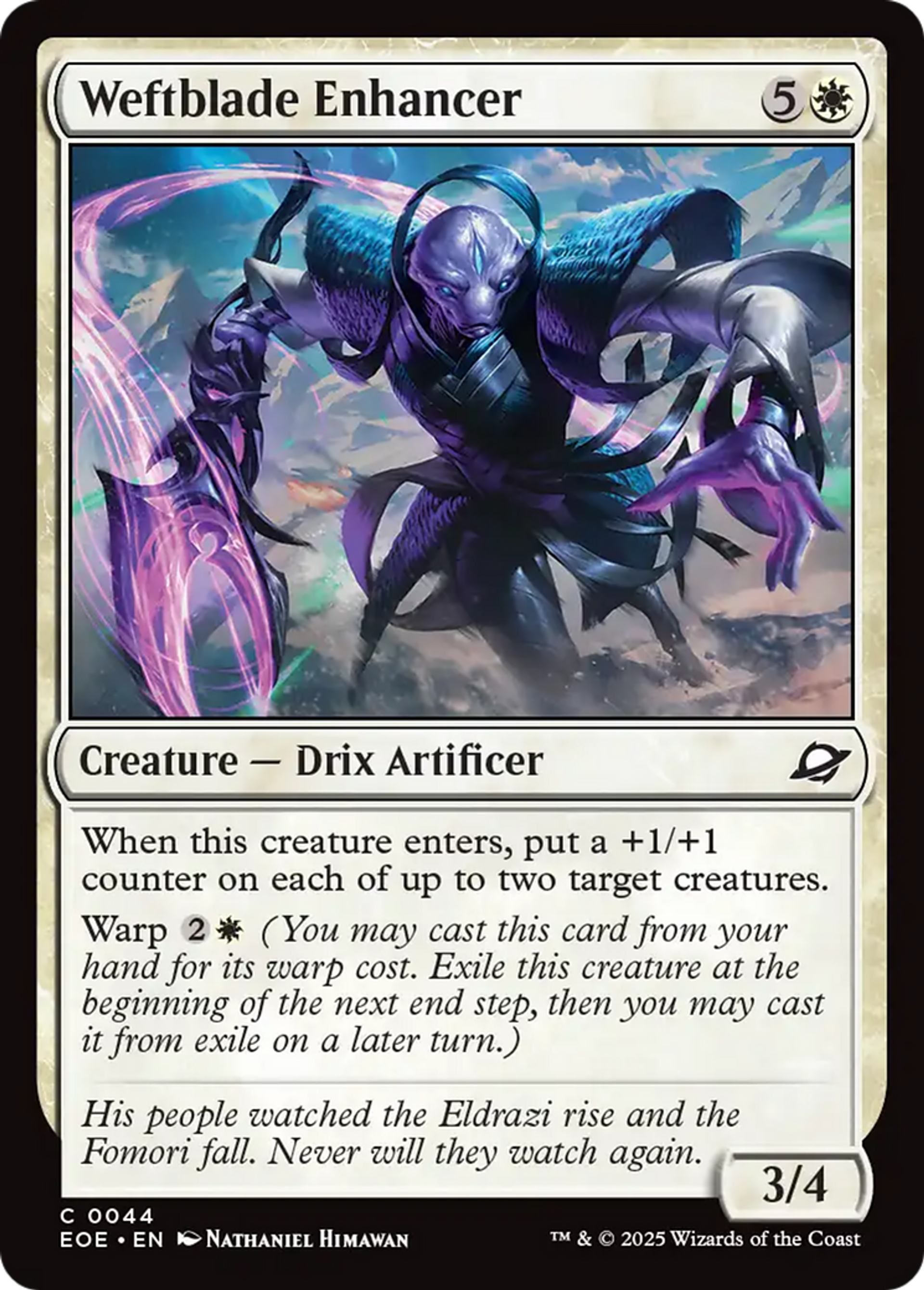 Weftblade Enhancer — Edge of Eternities — Magic: The Gathering