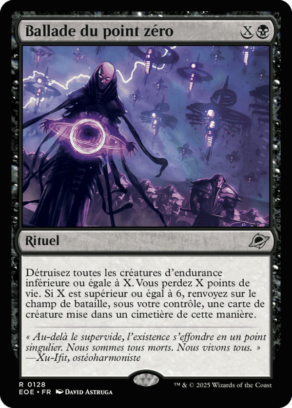 Ballade du point zéro — Edge of Eternities — Magic: The Gathering