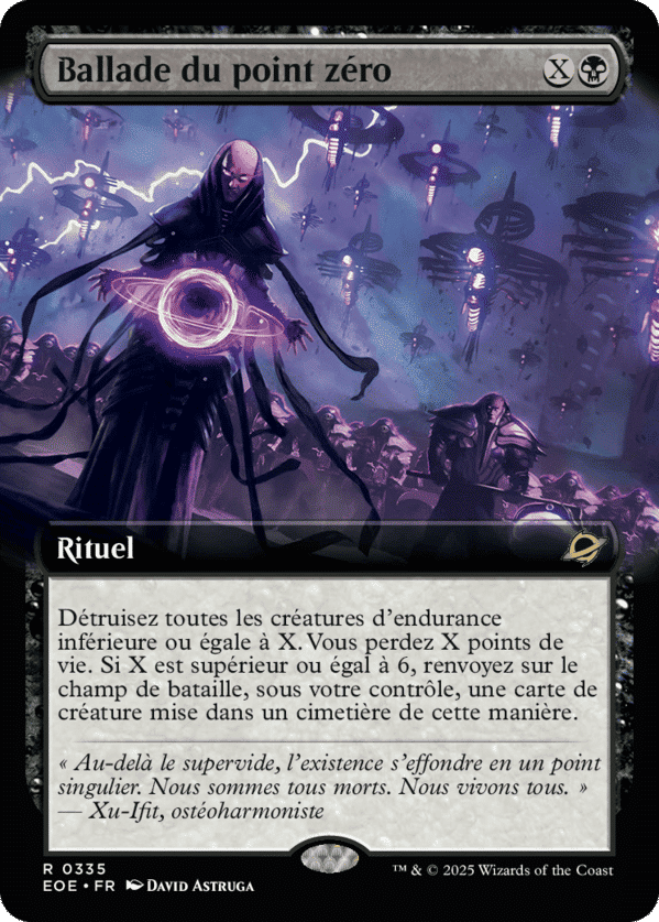 Ballade du point zéro — Edge of Eternities — Magic: The Gathering