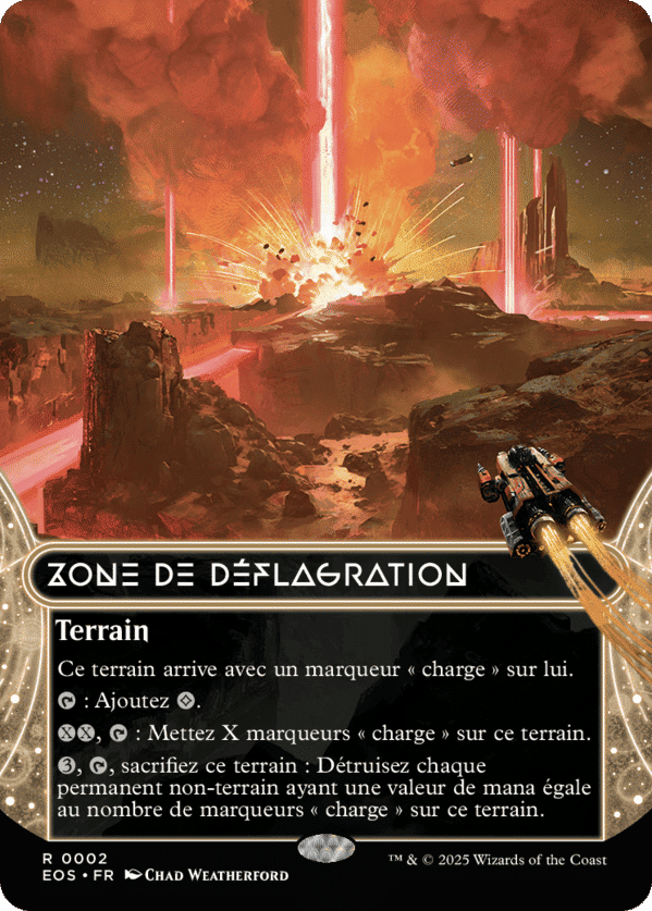 Zone de déflagration from Edge of Eternities: Stellar Sights - Magic: The Gathering
