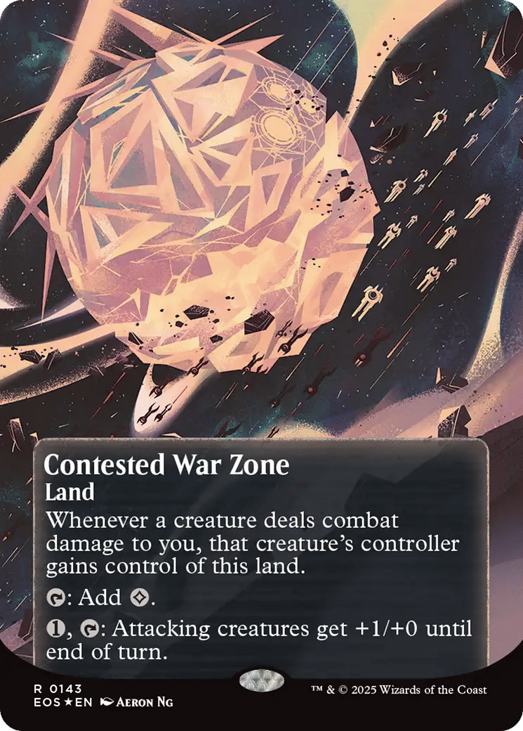 Contested War Zone — Edge of Eternities: Stellar Sights — Magic: The Gathering