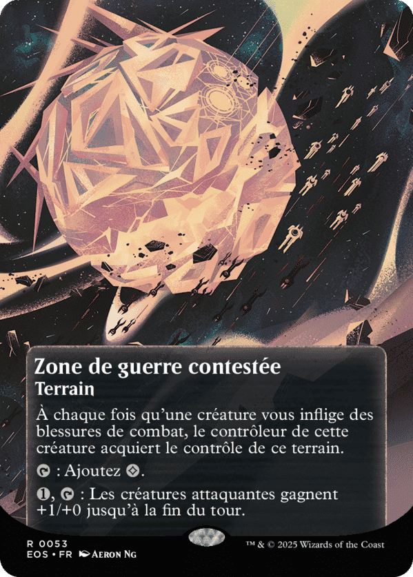 Zone de guerre contestée — Edge of Eternities: Stellar Sights — Magic: The Gathering