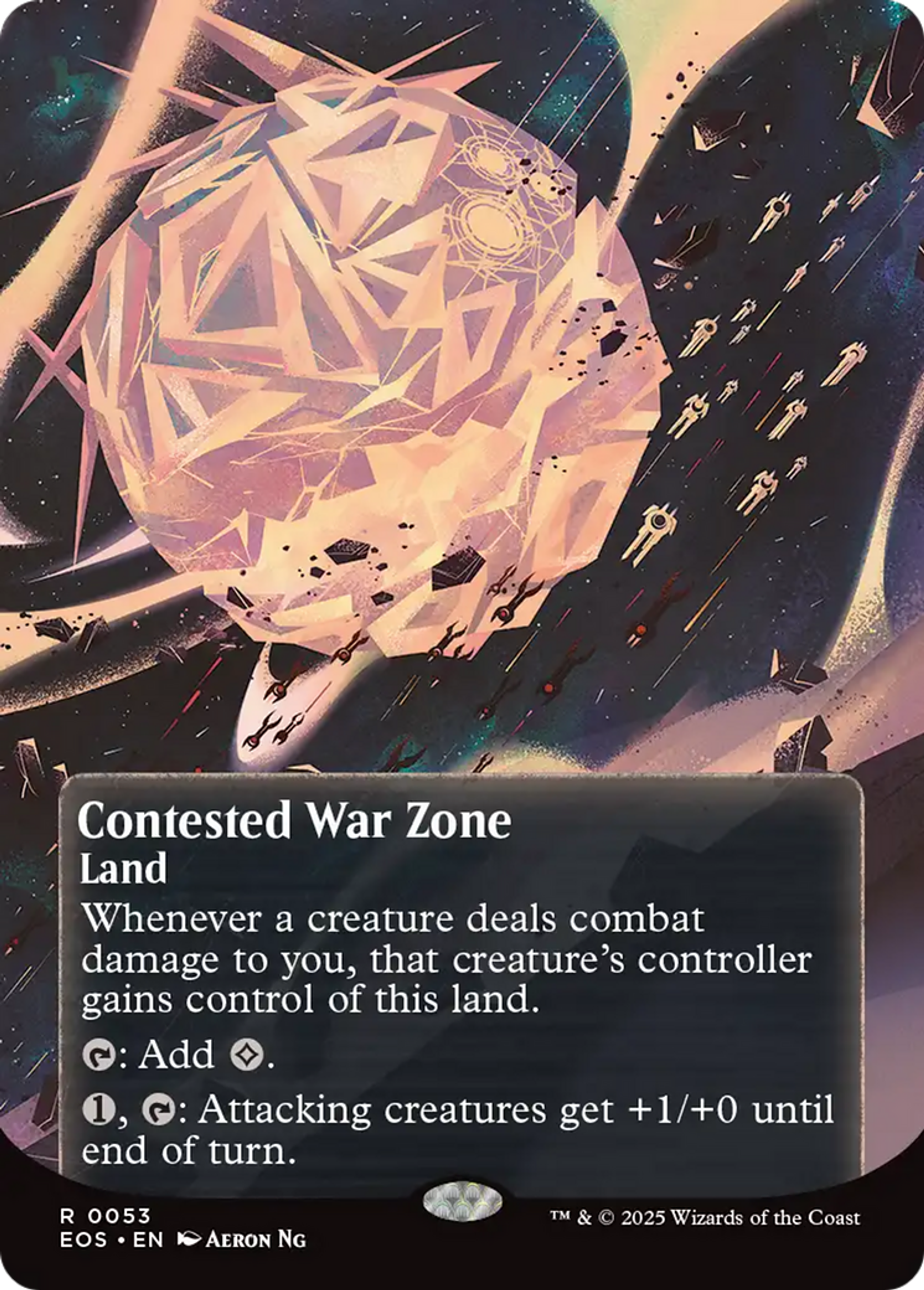 Zone de guerre contestée — Edge of Eternities: Stellar Sights — Magic: The Gathering