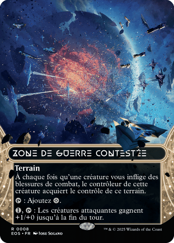 Zone de guerre contestée — Edge of Eternities: Stellar Sights — Magic: The Gathering