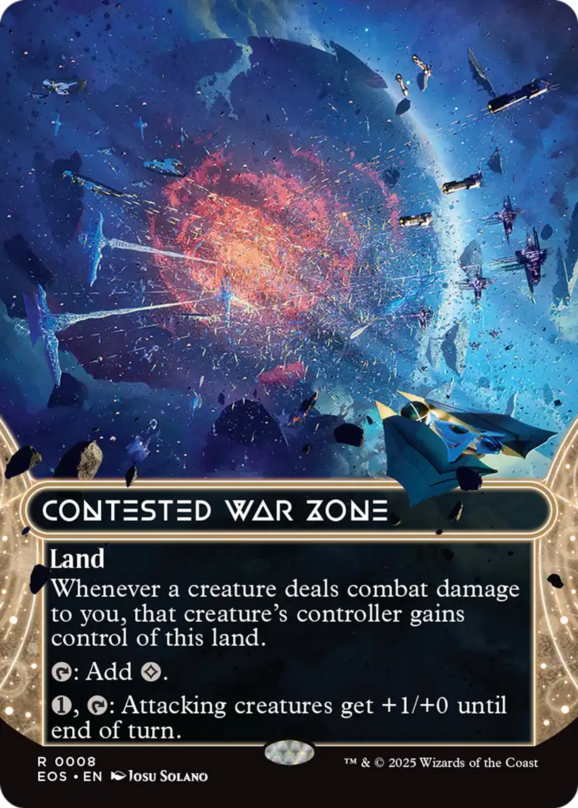 Zone de guerre contestée — Edge of Eternities: Stellar Sights — Magic: The Gathering