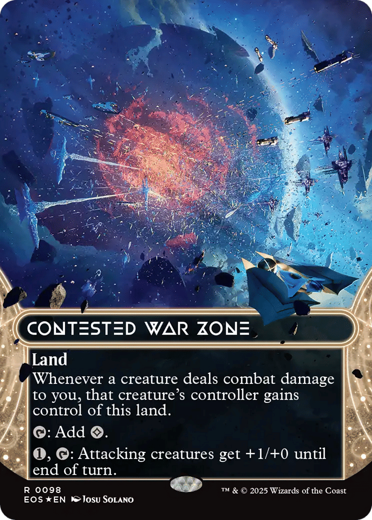 Contested War Zone — Edge of Eternities: Stellar Sights — Magic: The Gathering