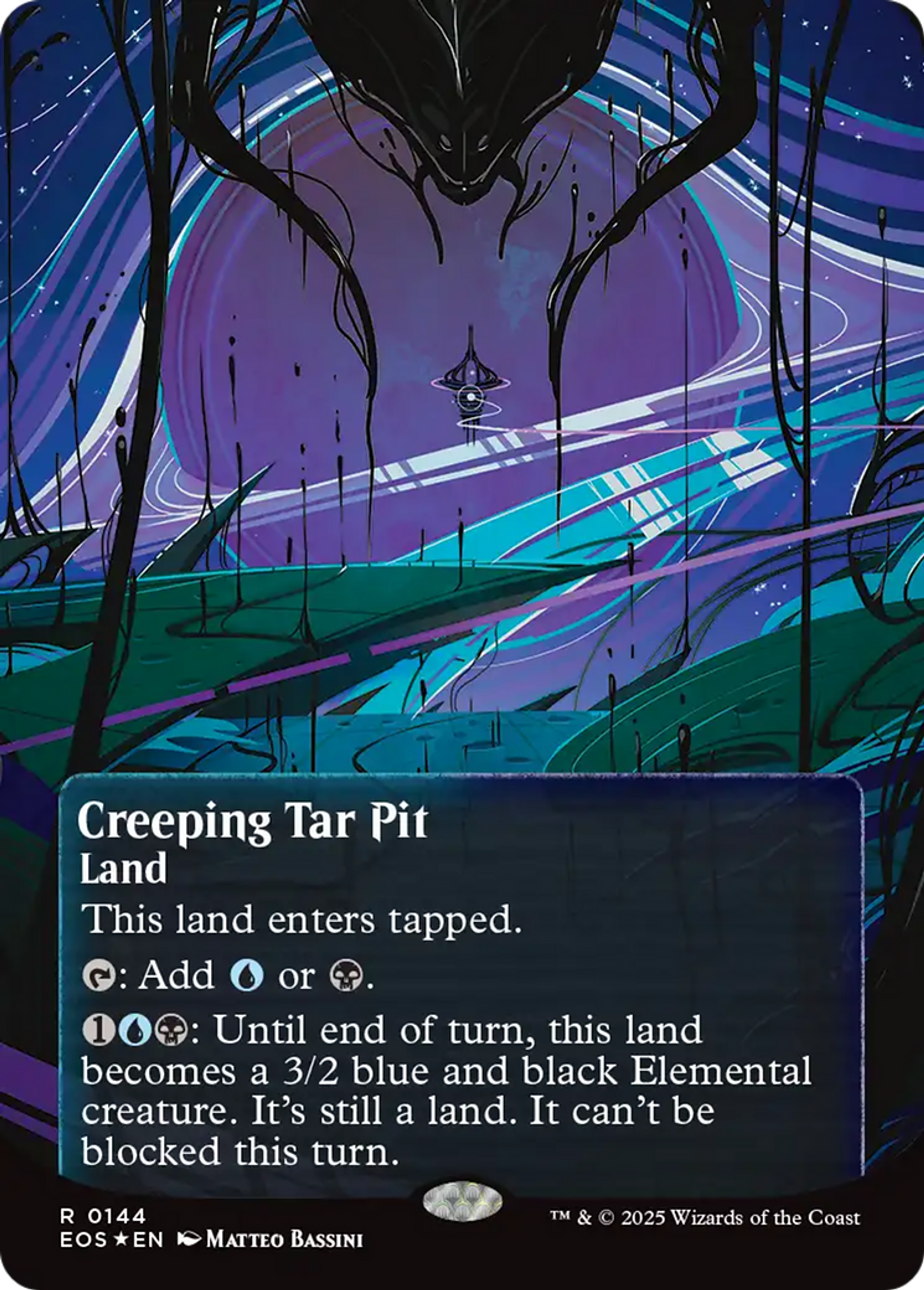 Fosse à goudron rampante — Edge of Eternities: Stellar Sights — Magic: The Gathering