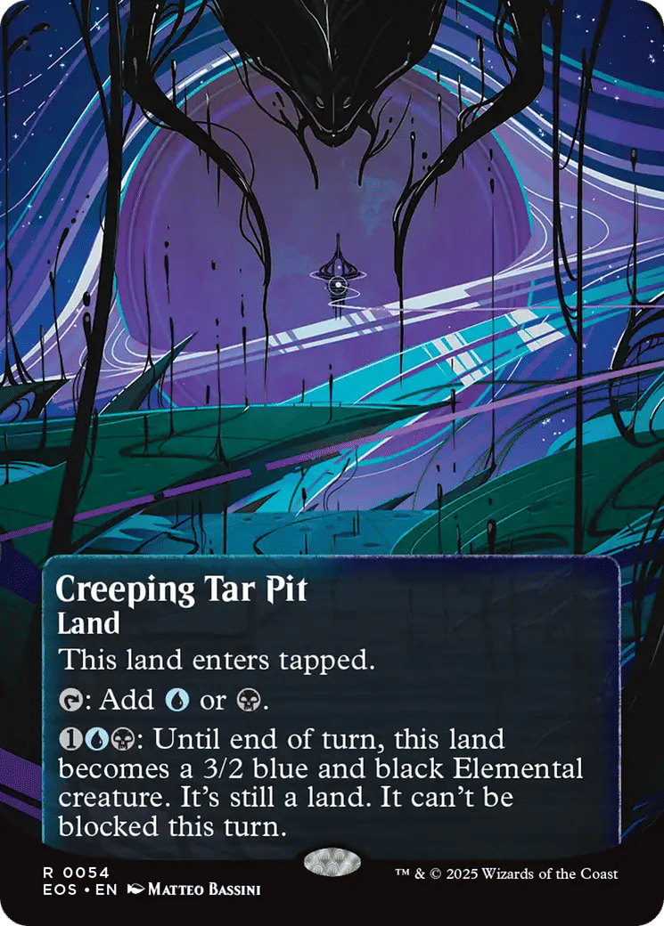 Creeping Tar Pit — Edge of Eternities: Stellar Sights — Magic: The Gathering
