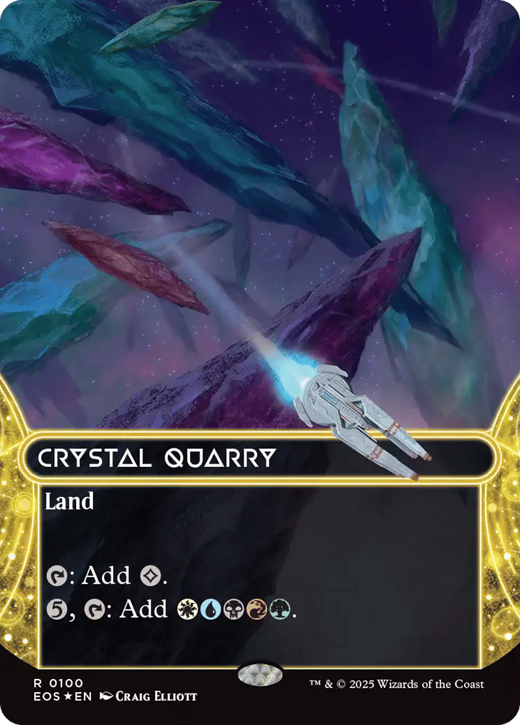 Crystal Quarry — Edge of Eternities: Stellar Sights — Magic: The Gathering