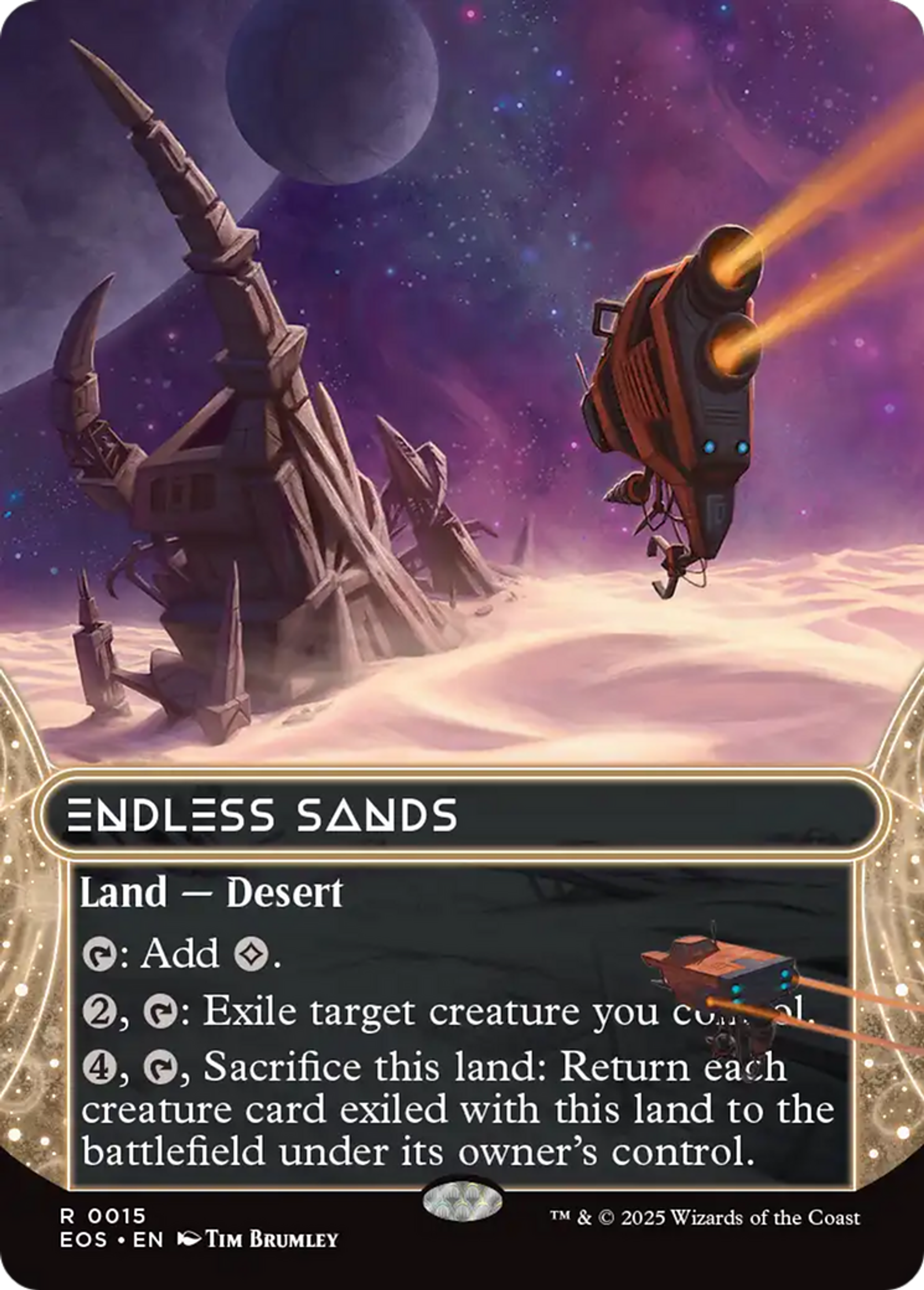 Sables infinis — Edge of Eternities: Stellar Sights — Magic: The Gathering