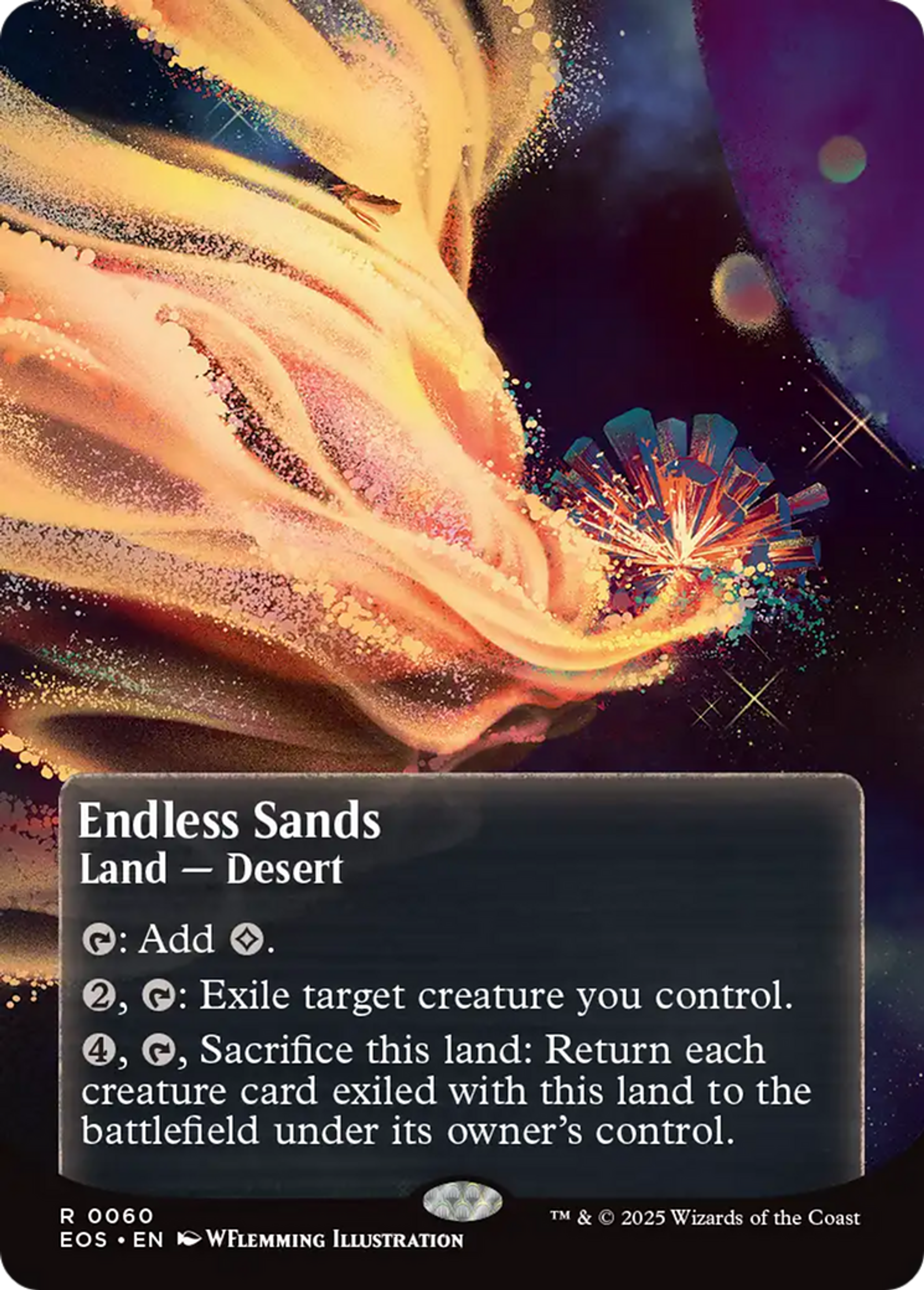 Sables infinis — Edge of Eternities: Stellar Sights — Magic: The Gathering