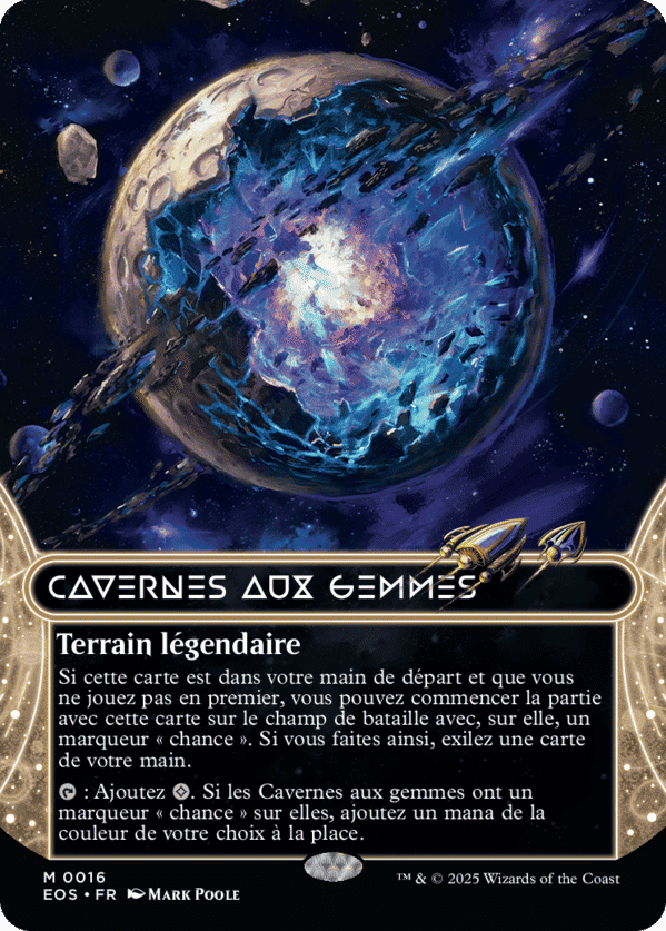 Cavernes aux gemmes — Edge of Eternities: Stellar Sights — Magic: The Gathering