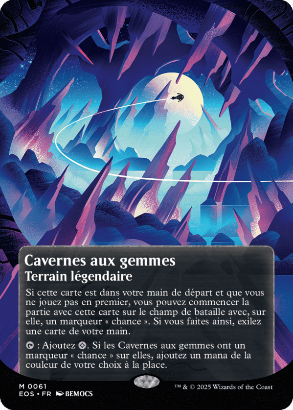 Cavernes aux gemmes — Edge of Eternities: Stellar Sights — Magic: The Gathering