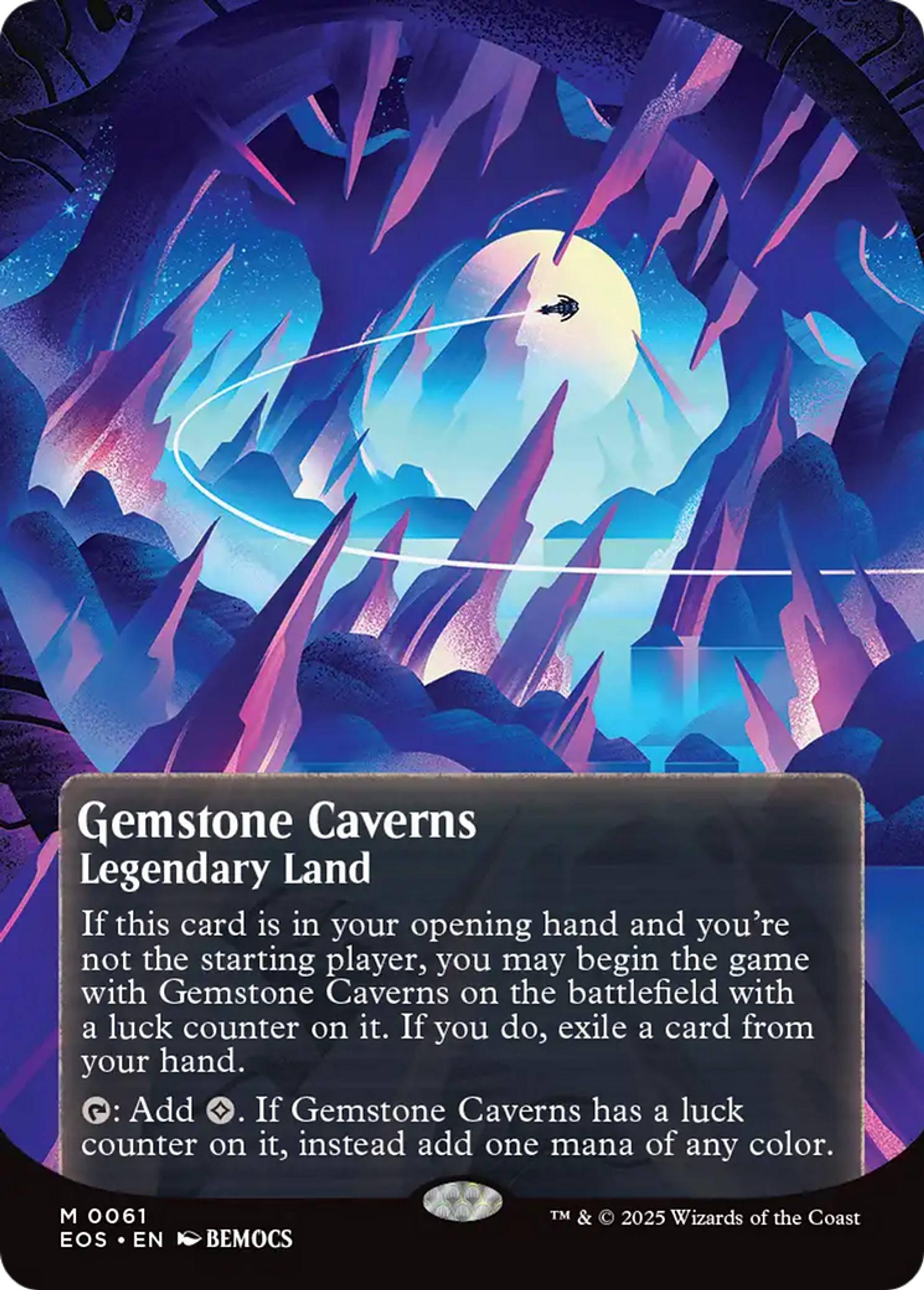 Cavernes aux gemmes — Edge of Eternities: Stellar Sights — Magic: The Gathering